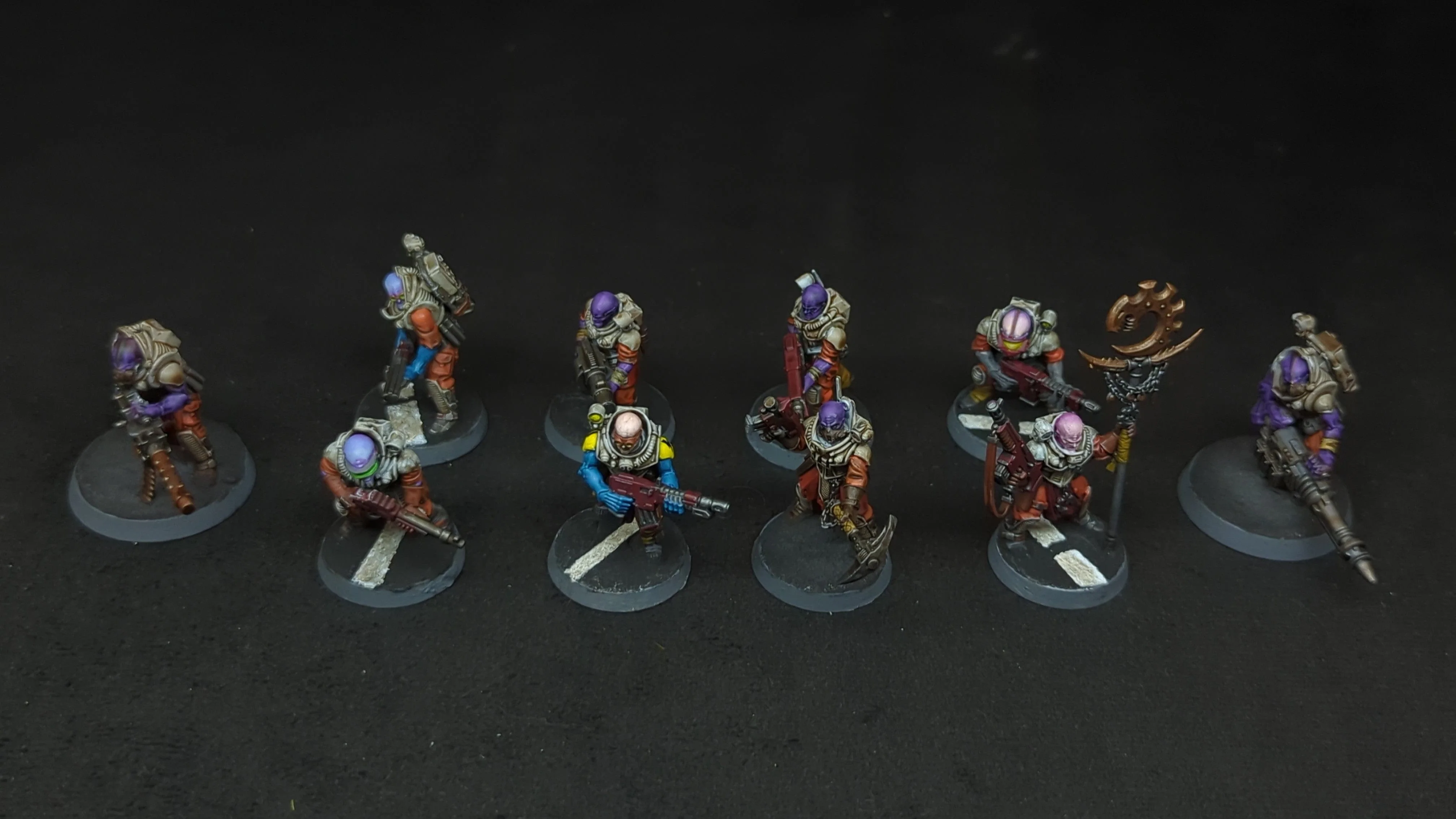 Warhammer 40k Genestealer Cults Neophyte Hybrids x10 Painted