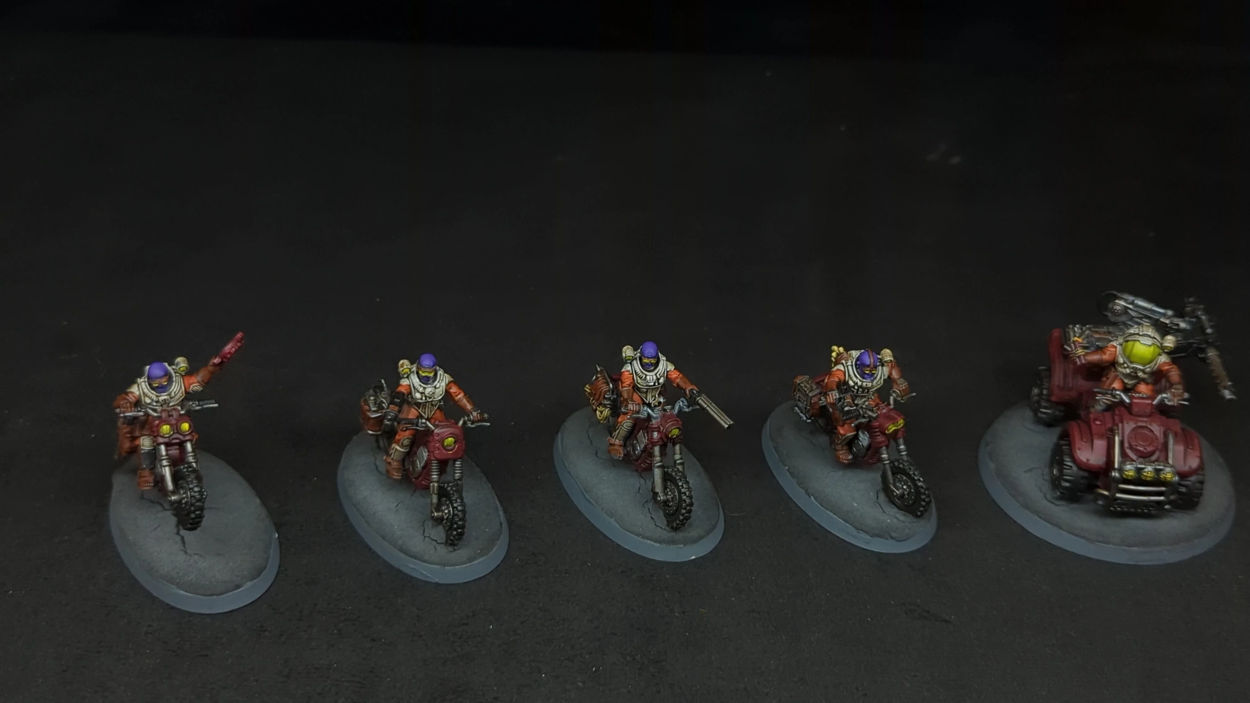 Warhammer 40k Genestealer Cults Atalan Jackals x5 Painted