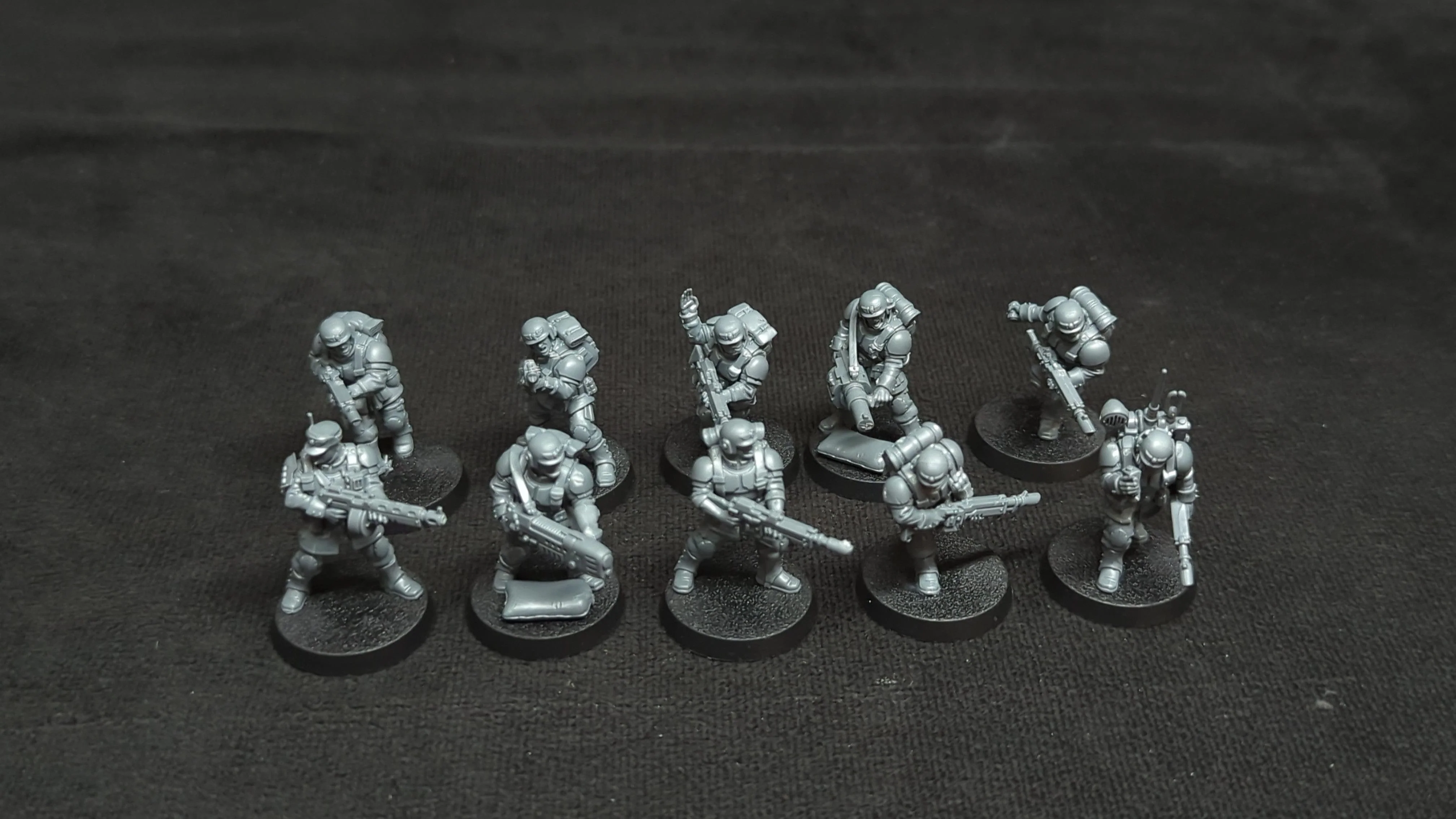 Warhammer 40k Astra Militarum Cadian Shock Troops x10