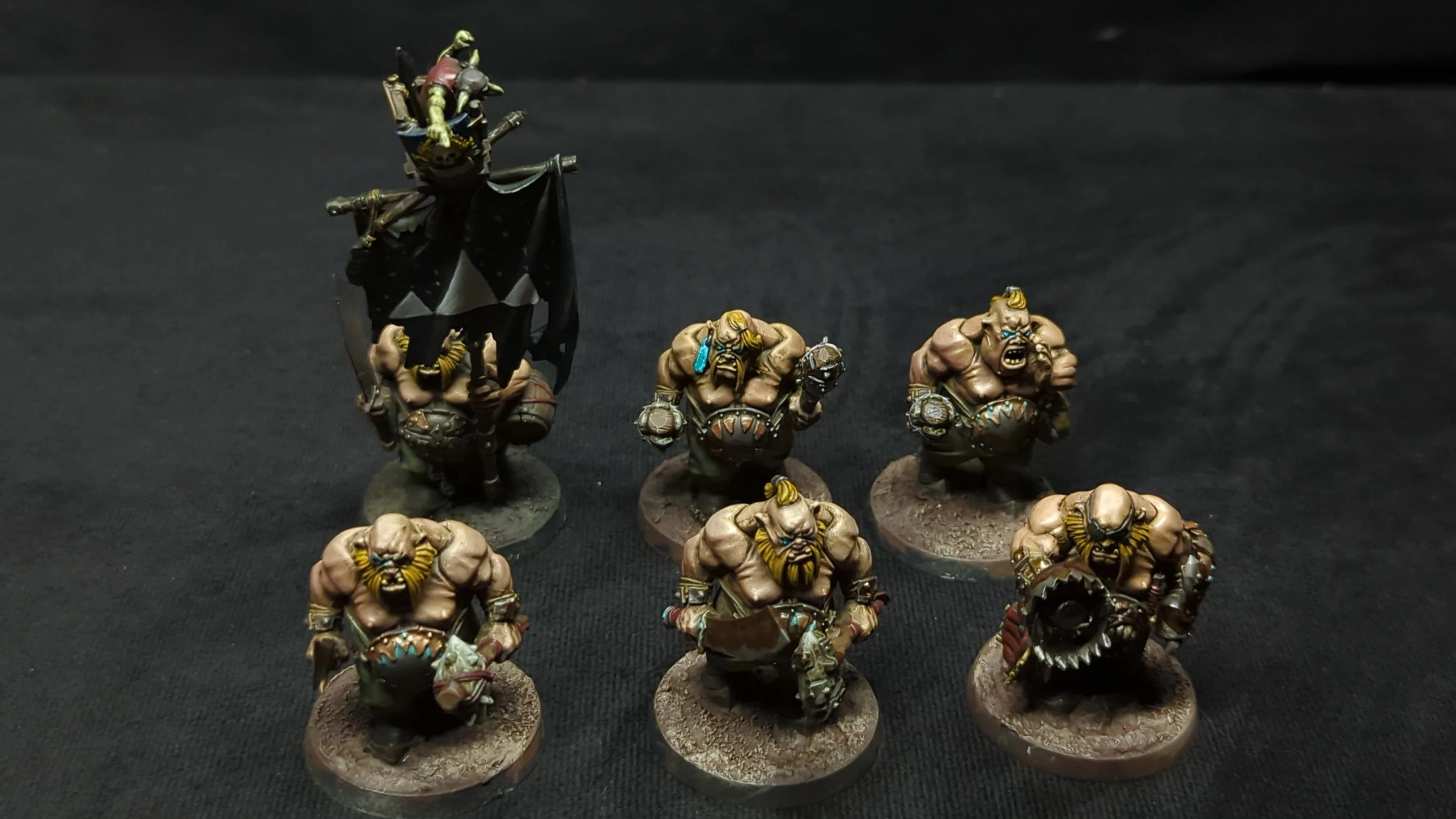 Age of Sigmar Ogor Mawtribes Ogor Gluttons x6 Painted