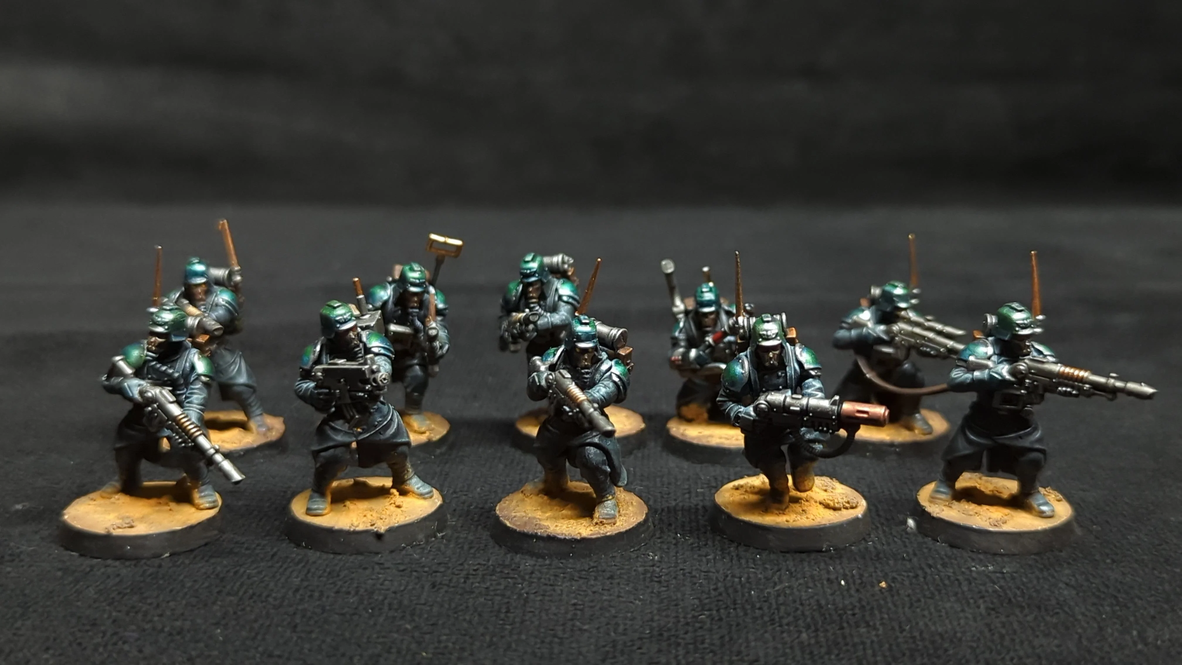 Warhammer 40k Kill Team Kill Team Veteran Guardsmen x10 Painted - Image 2