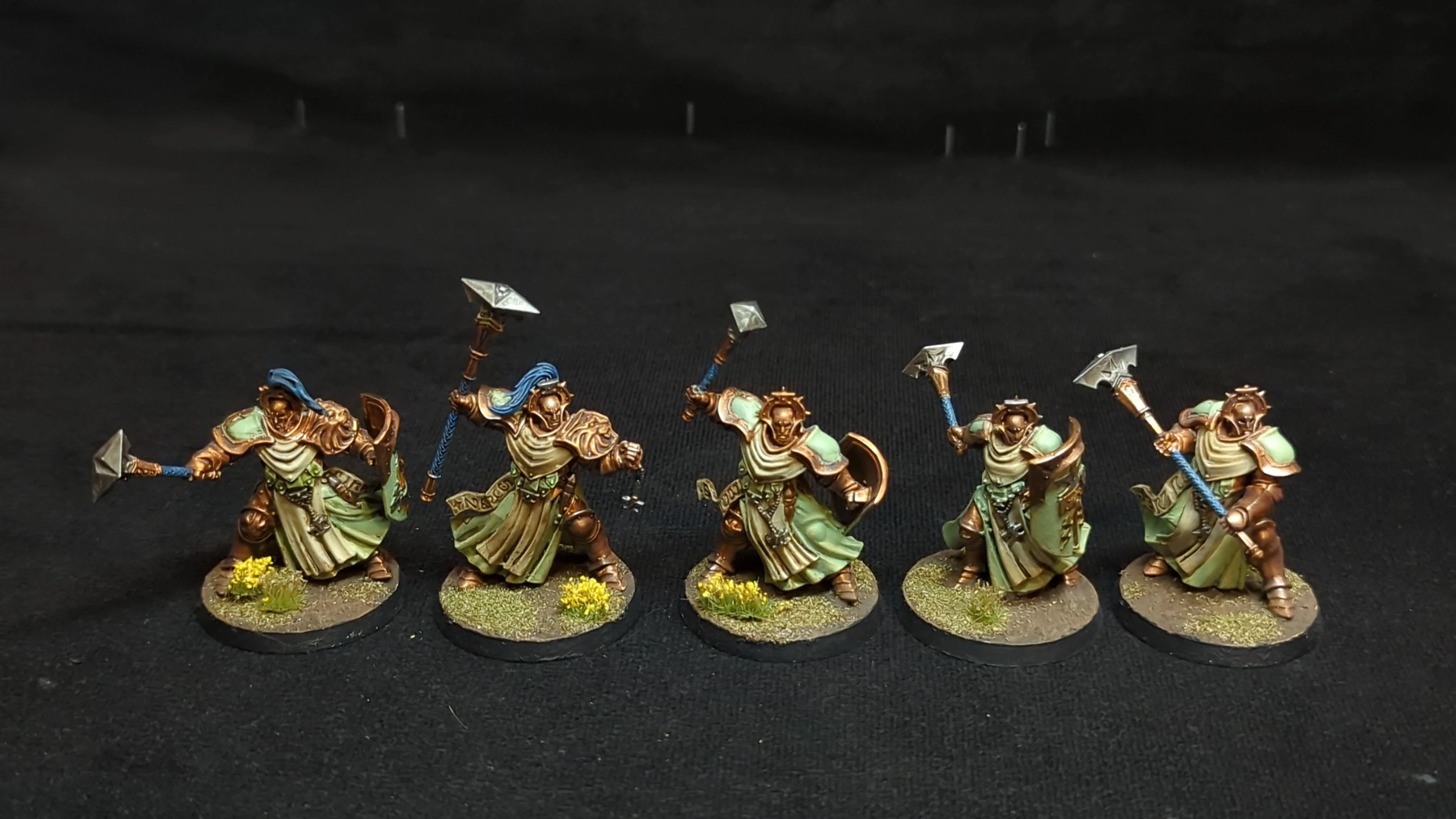 Age of Sigmar Stormcast Eternals Sequitors x5 Painted