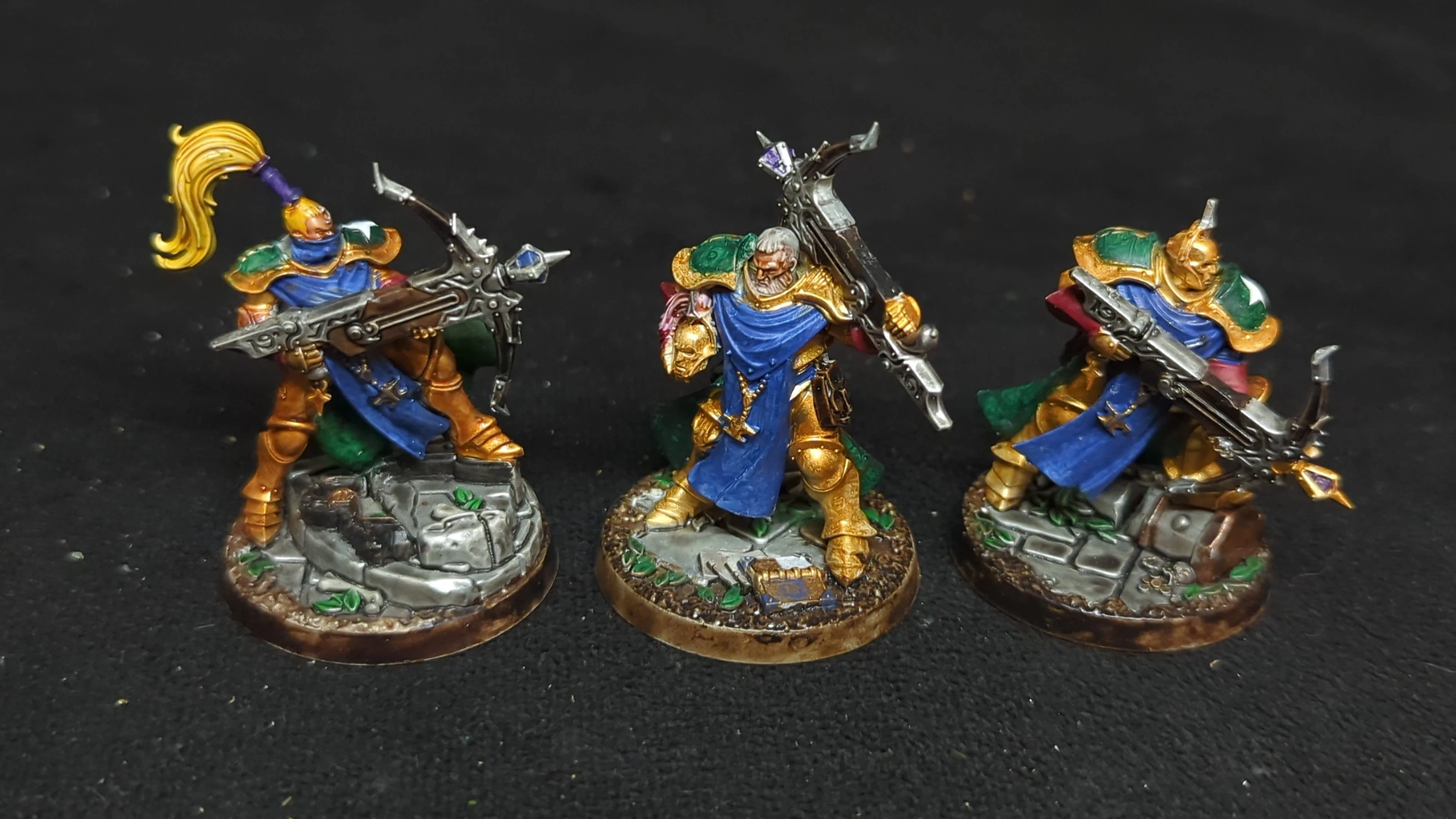 Age of Sigmar Stormcast Eternals Easy to Build Castigators x3 OOP Painted