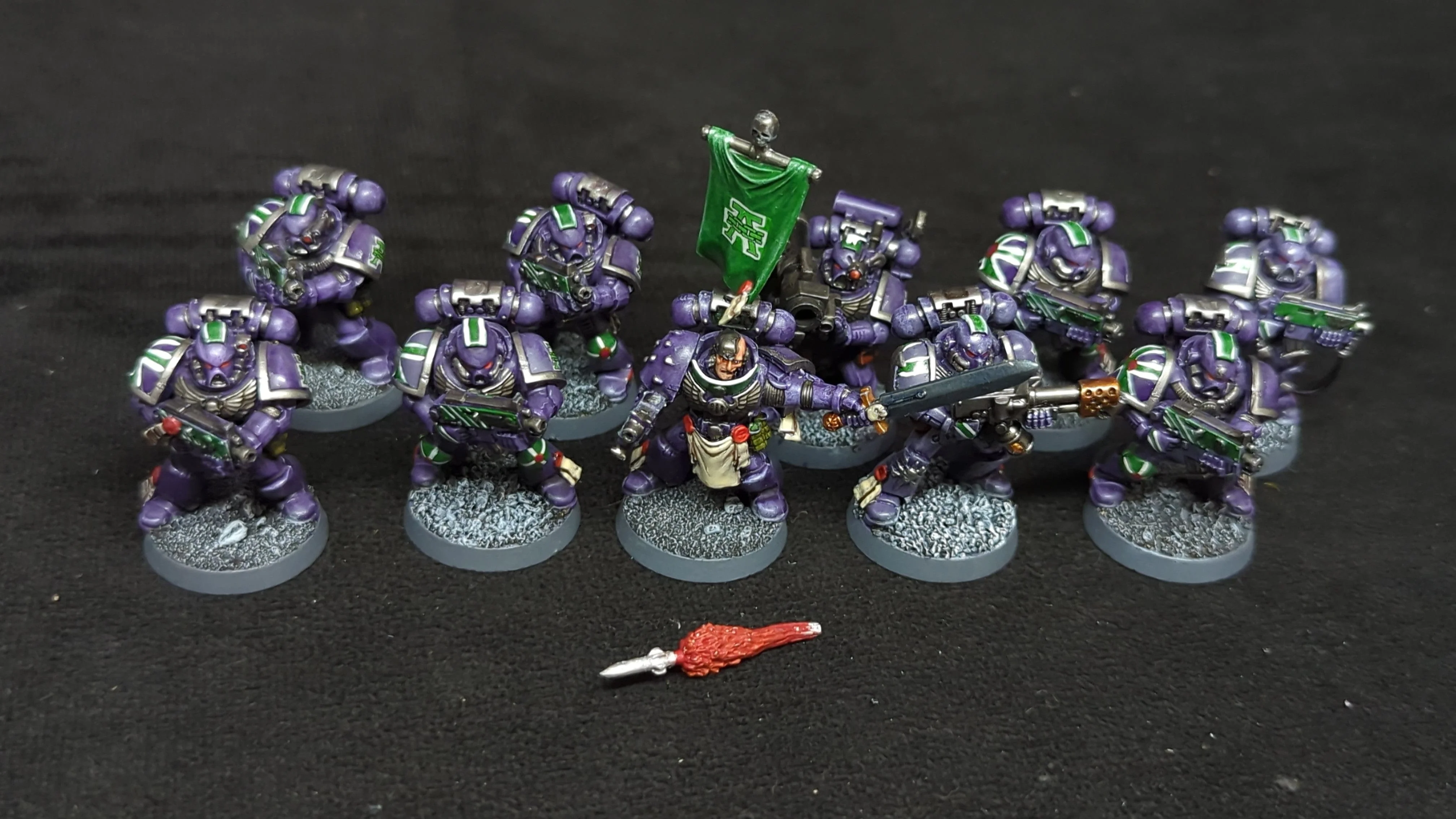 Warhammer 40k Space Marines Tactical Squad x10 Painted