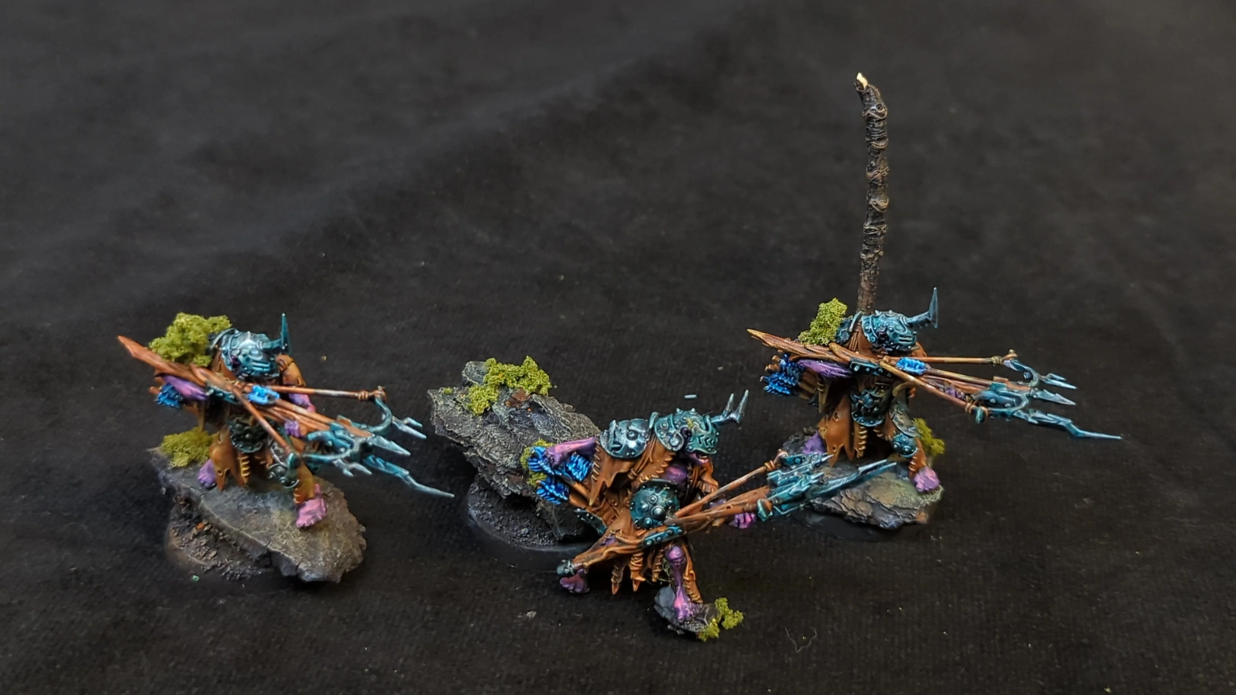 Age of Sigmar Orruk Warclans Man-Skewer Boltboyz x3 Painted