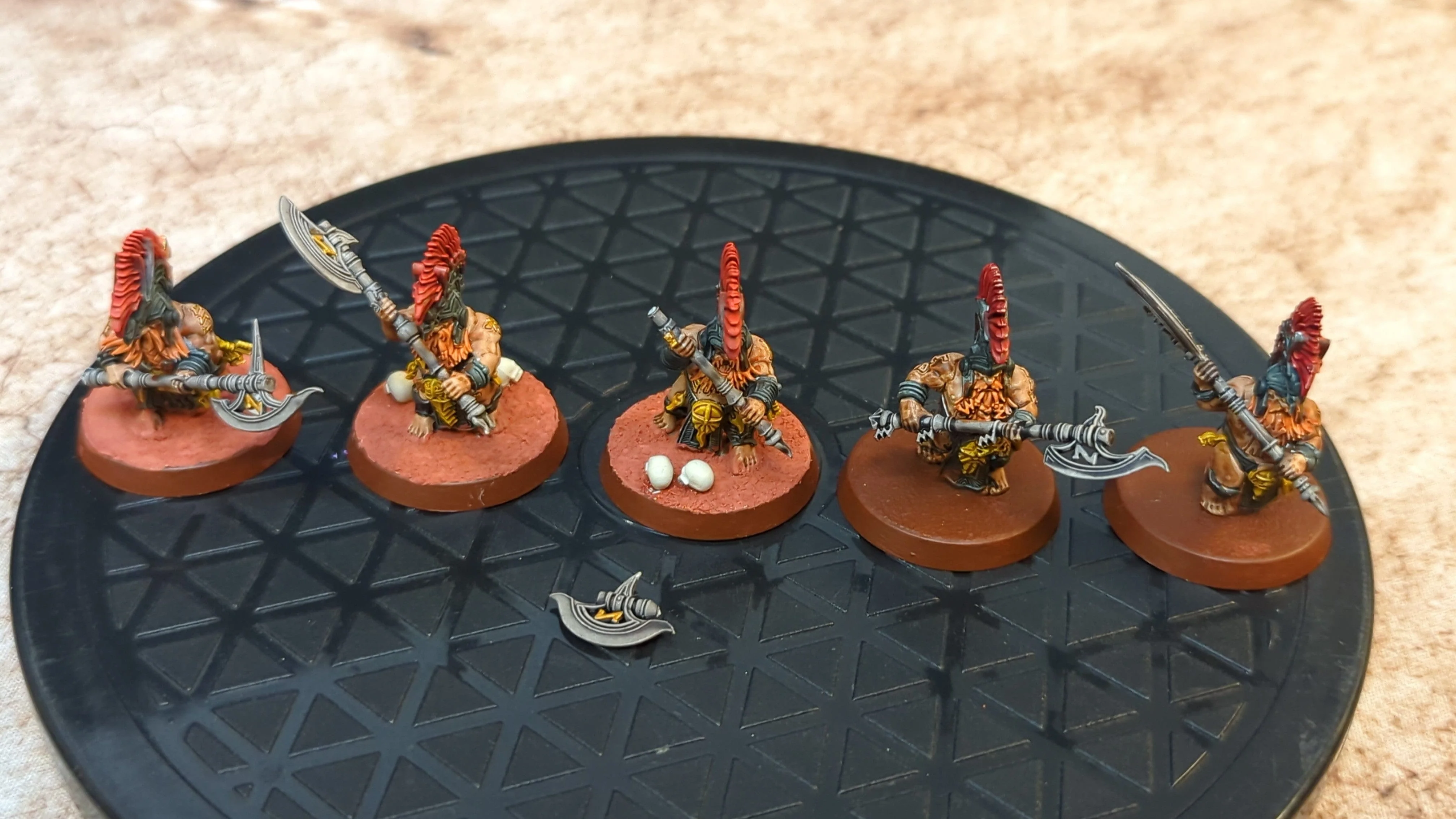 Age of Sigmar Fyreslayers Hearthguard Berzerkers x5 Painted