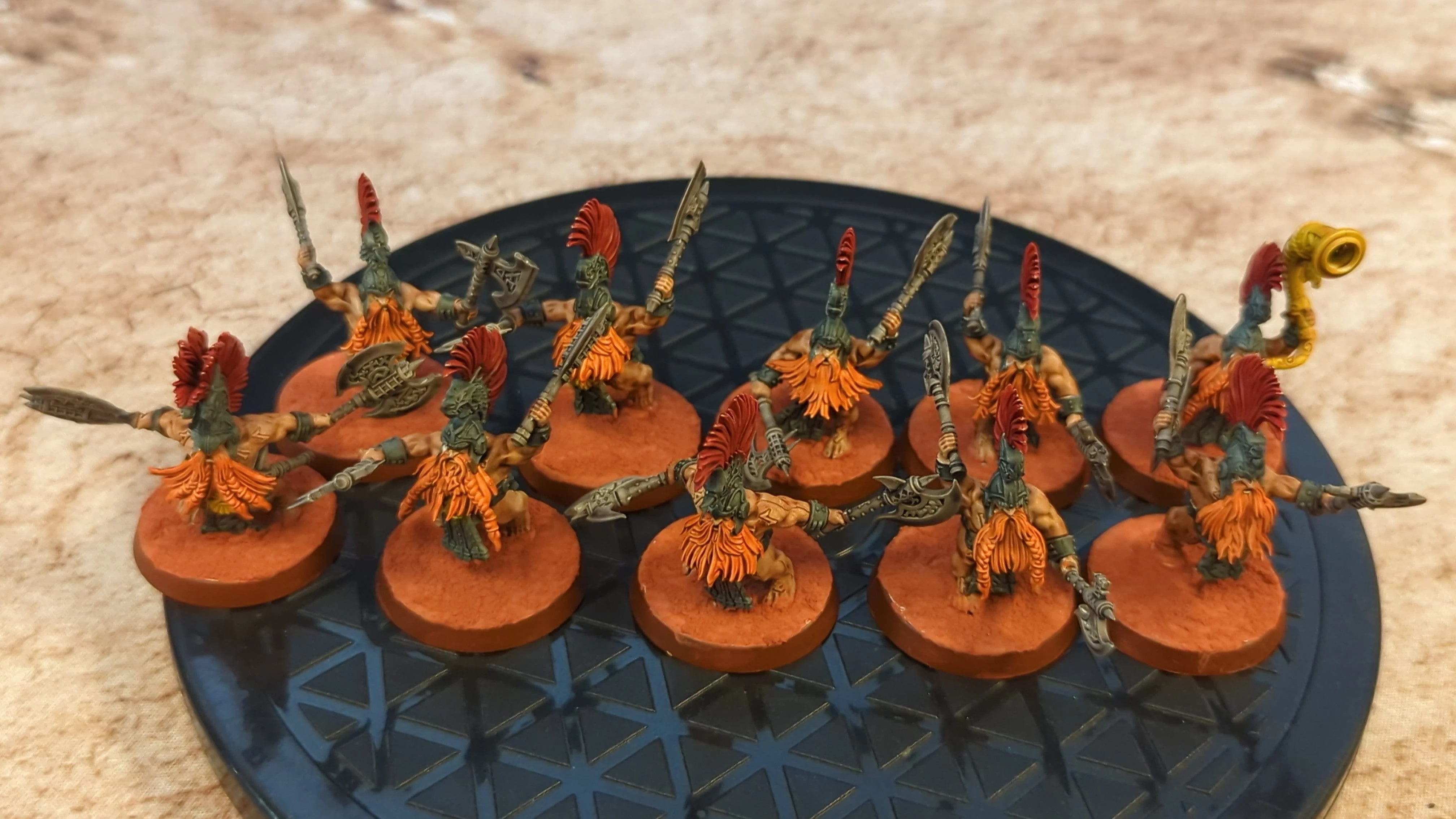 Age of Sigmar Fyreslayers Vulkite Berzerkers x10 Painted