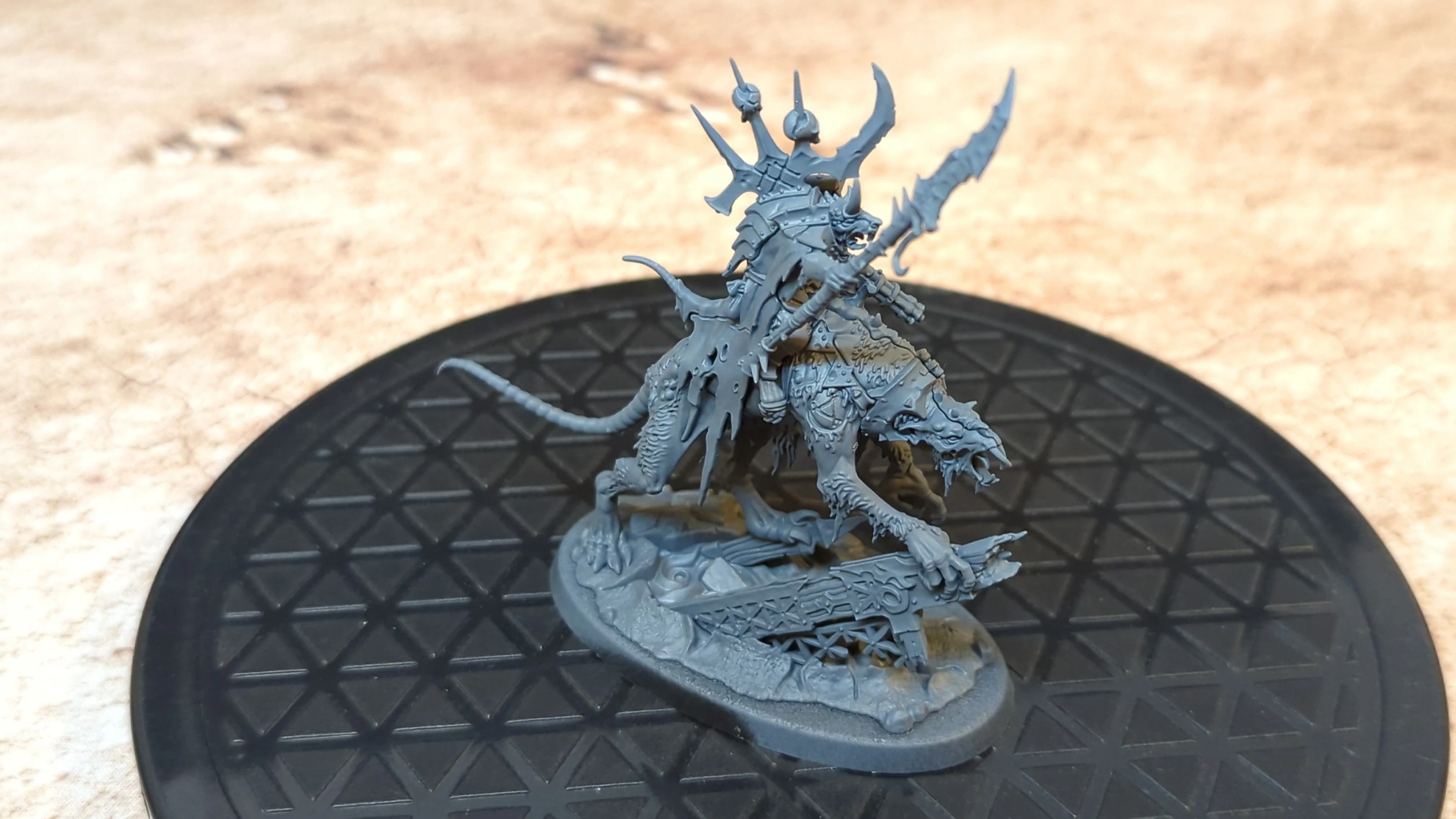 Age of Sigmar Skaven Clawlord on Gnaw-Beast x1