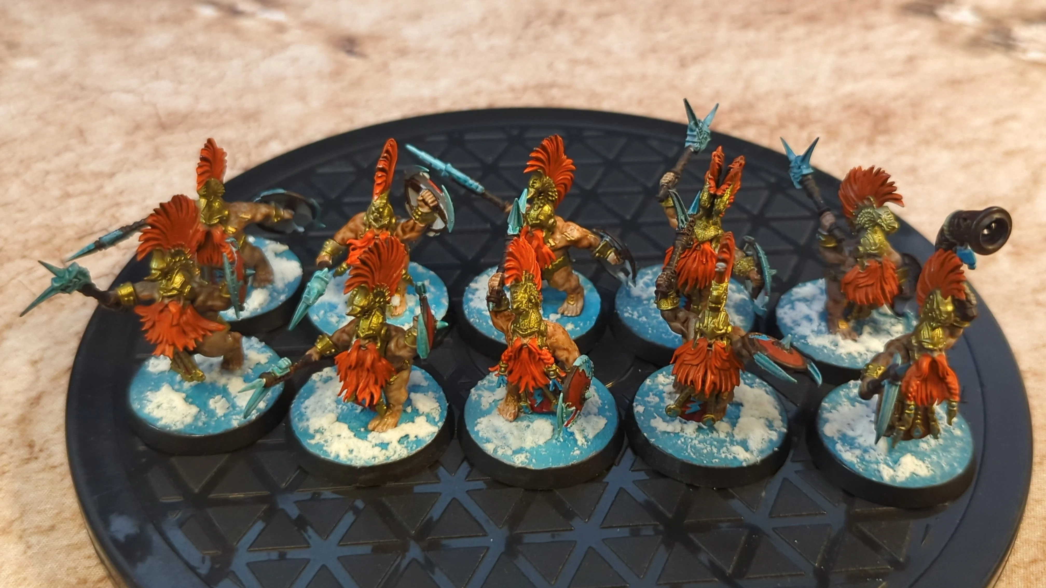 Age of Sigmar Fyreslayers Vulkite Berzerkers x10 Painted