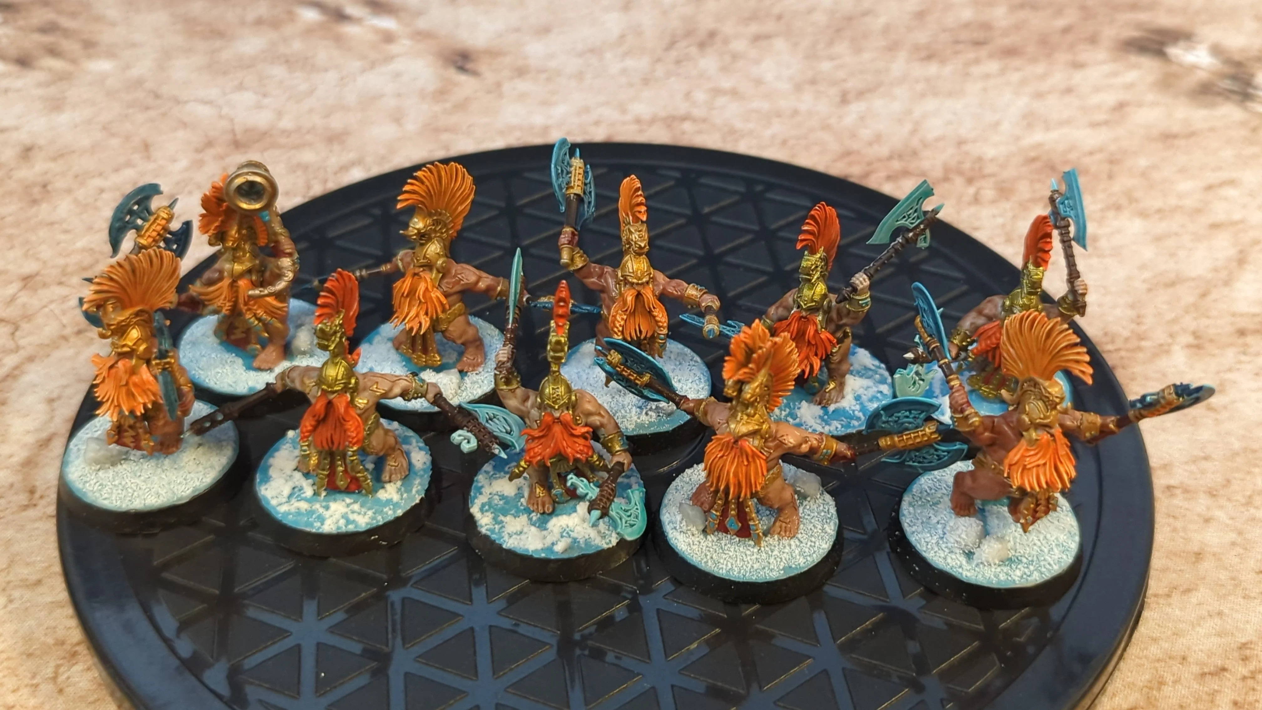 Age of Sigmar Fyreslayers Vulkite Berzerkers x10 Painted