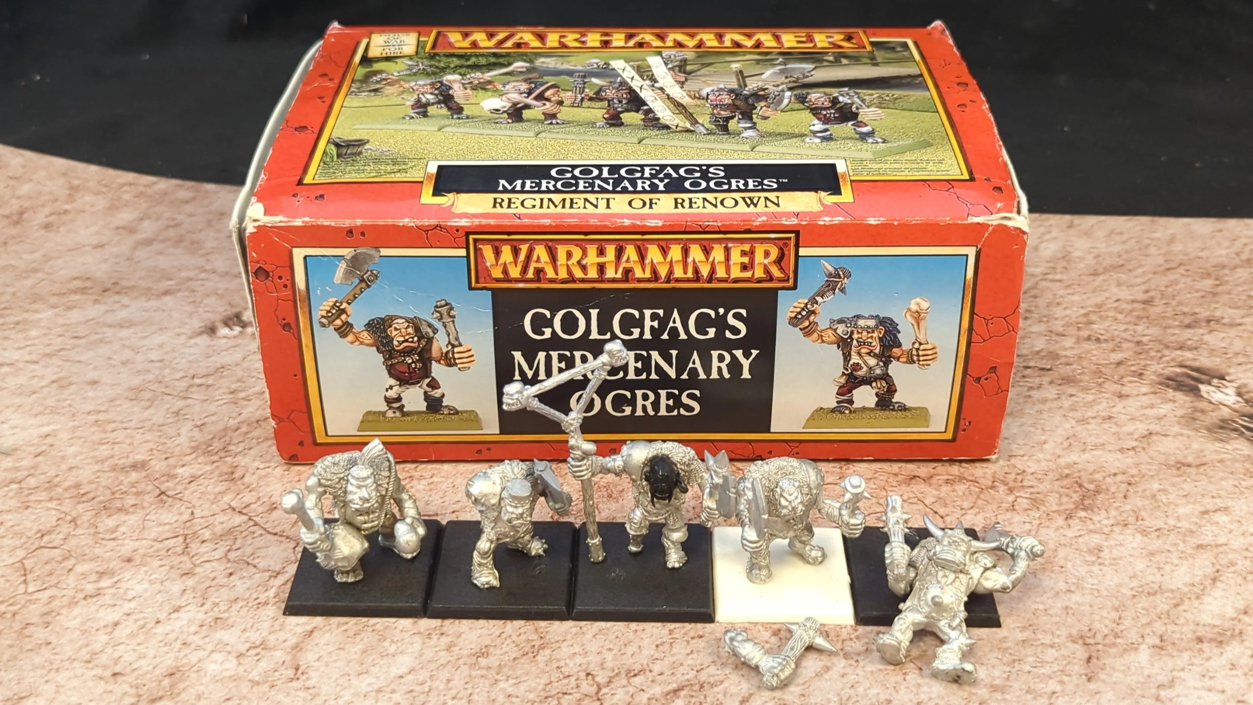 The Old World GolgFag's Mercenary Ogres x5