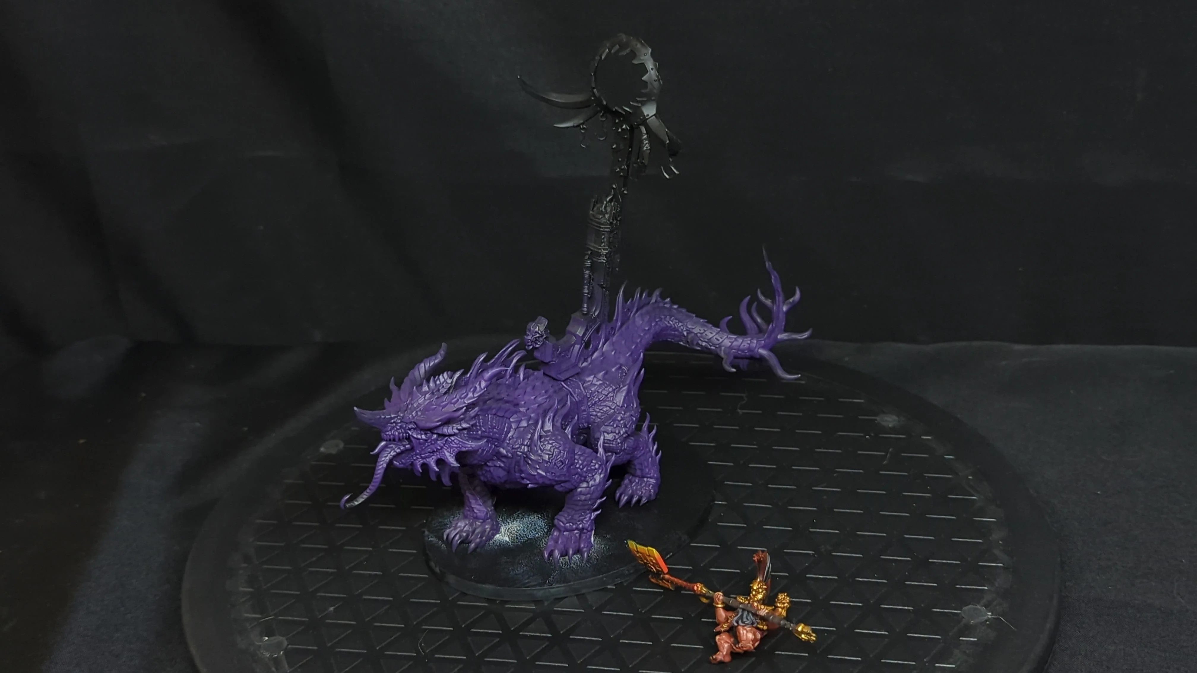 Age of Sigmar Fyreslayers Runefather  on Magmadroth x1