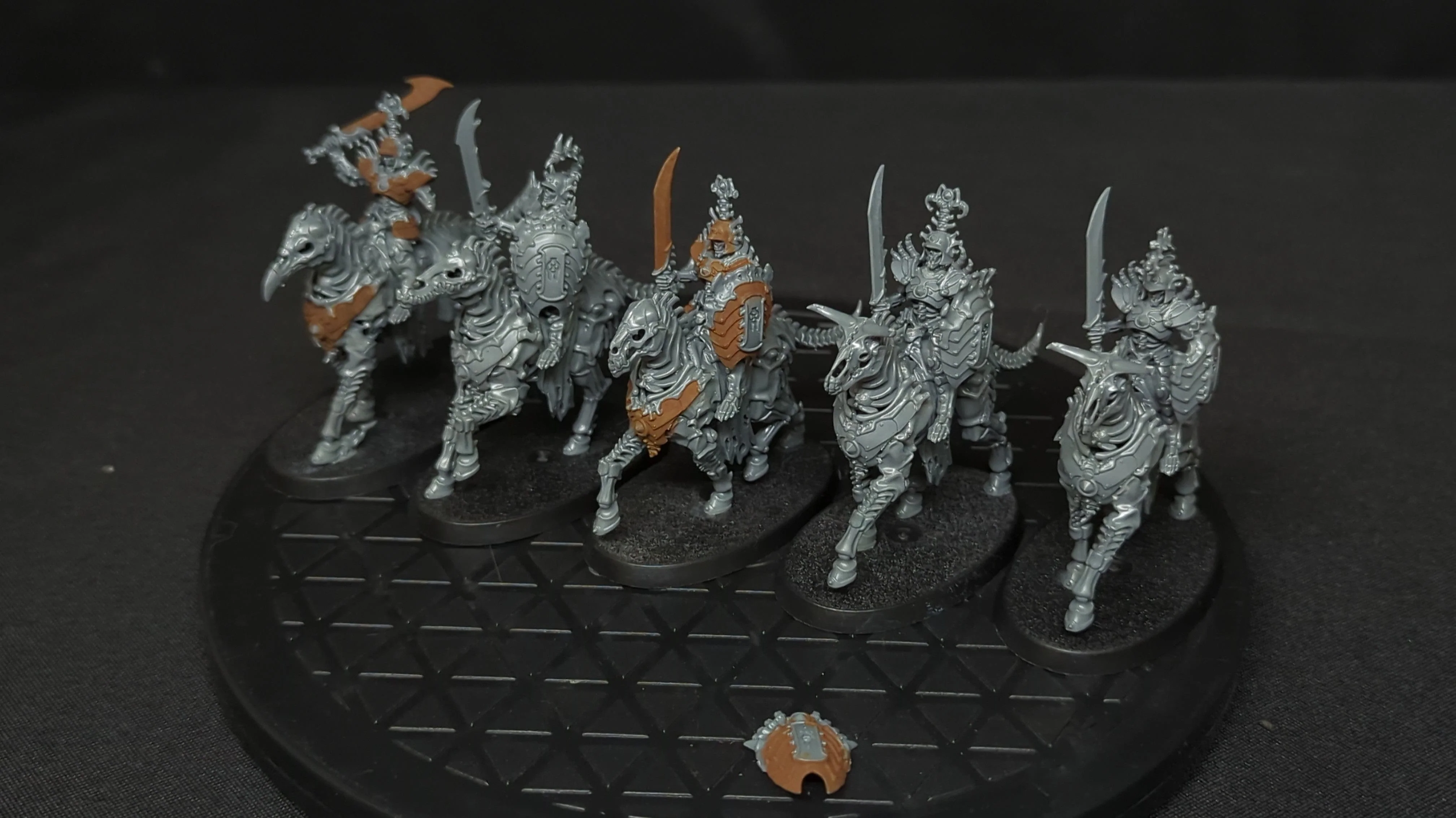 Age of Sigmar Ossiarch Bonereapers Kavalos Deathriders x5