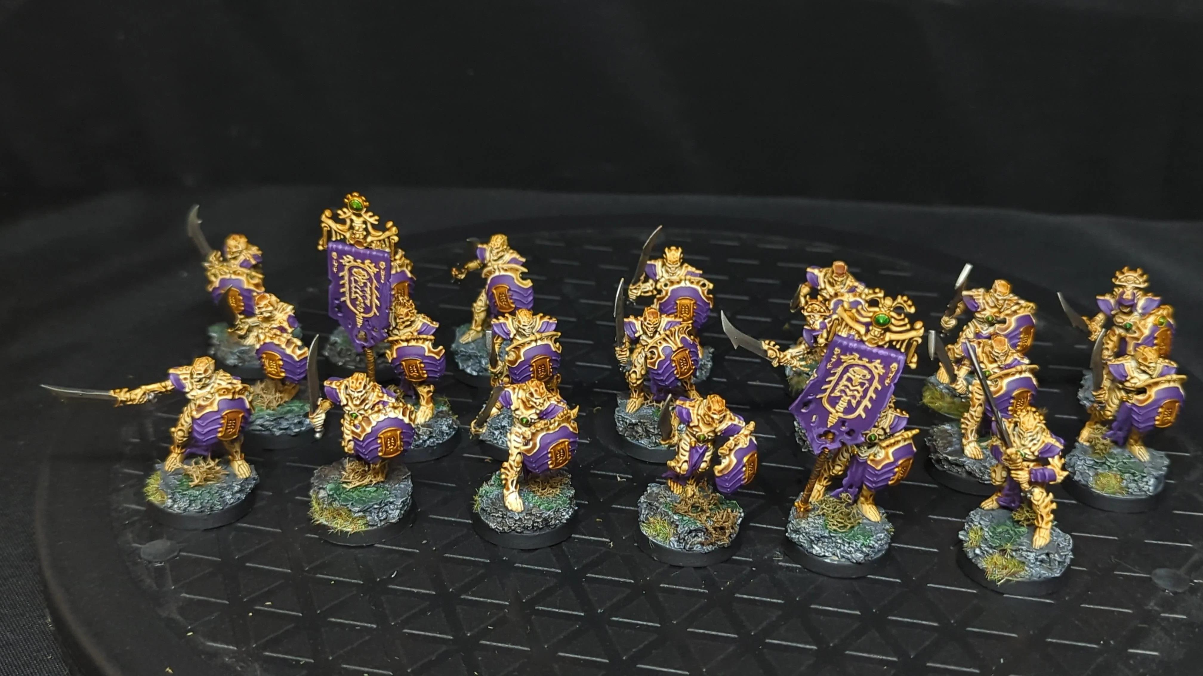 Age of Sigmar Ossiarch Bonereapers Mortek Guard x20 Painted