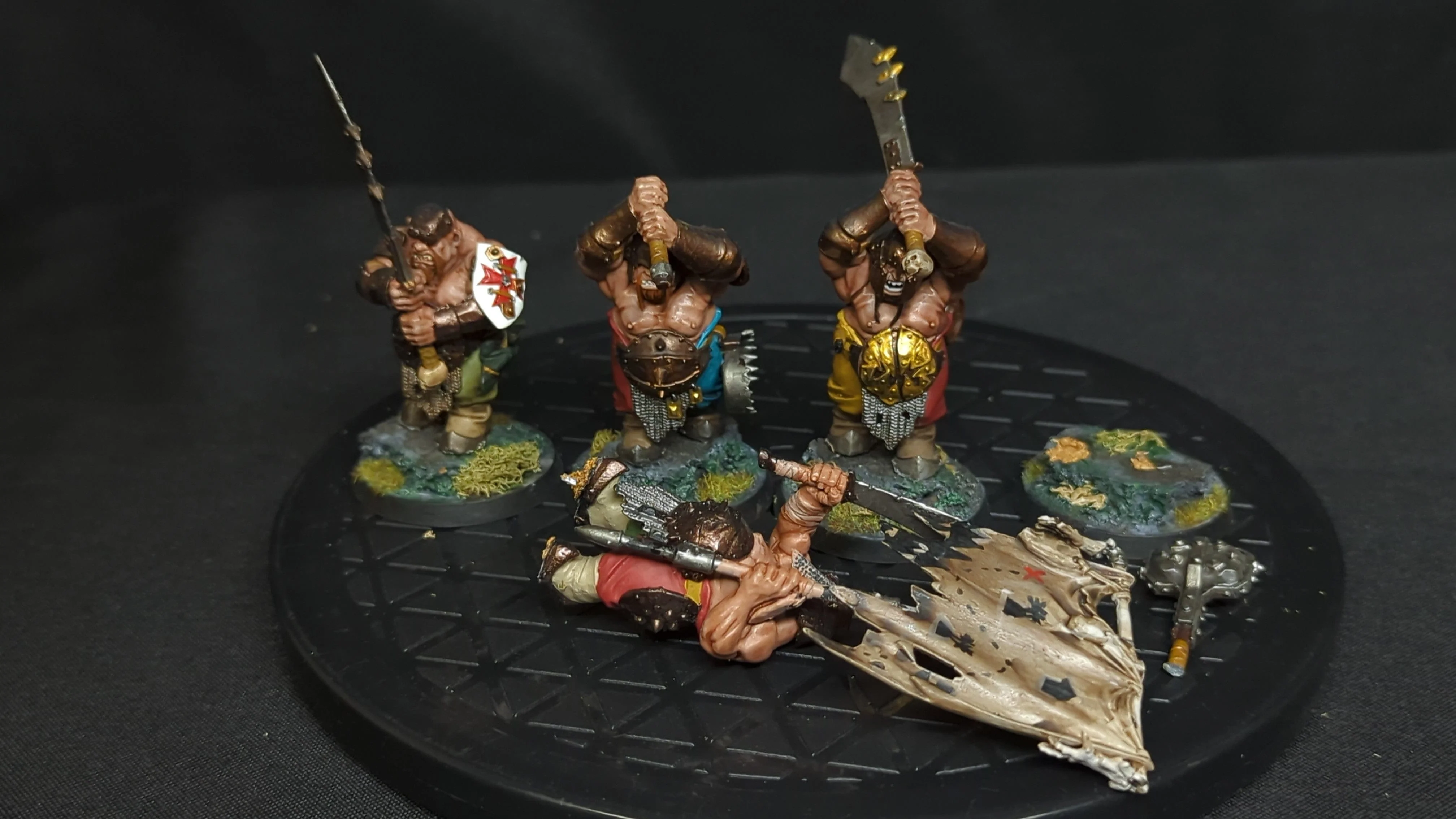 Age of Sigmar Ogor Mawtribes Ironguts x4 Painted