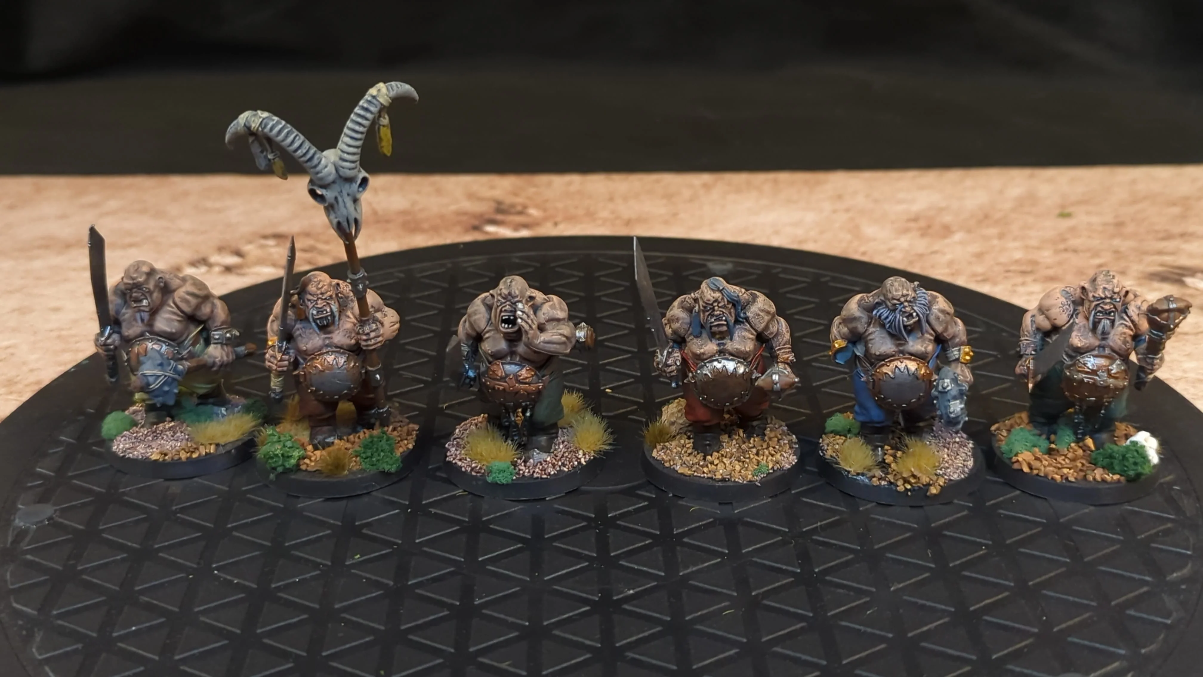Age of Sigmar Ogor Mawtribes Ogor Gluttons x6 Painted