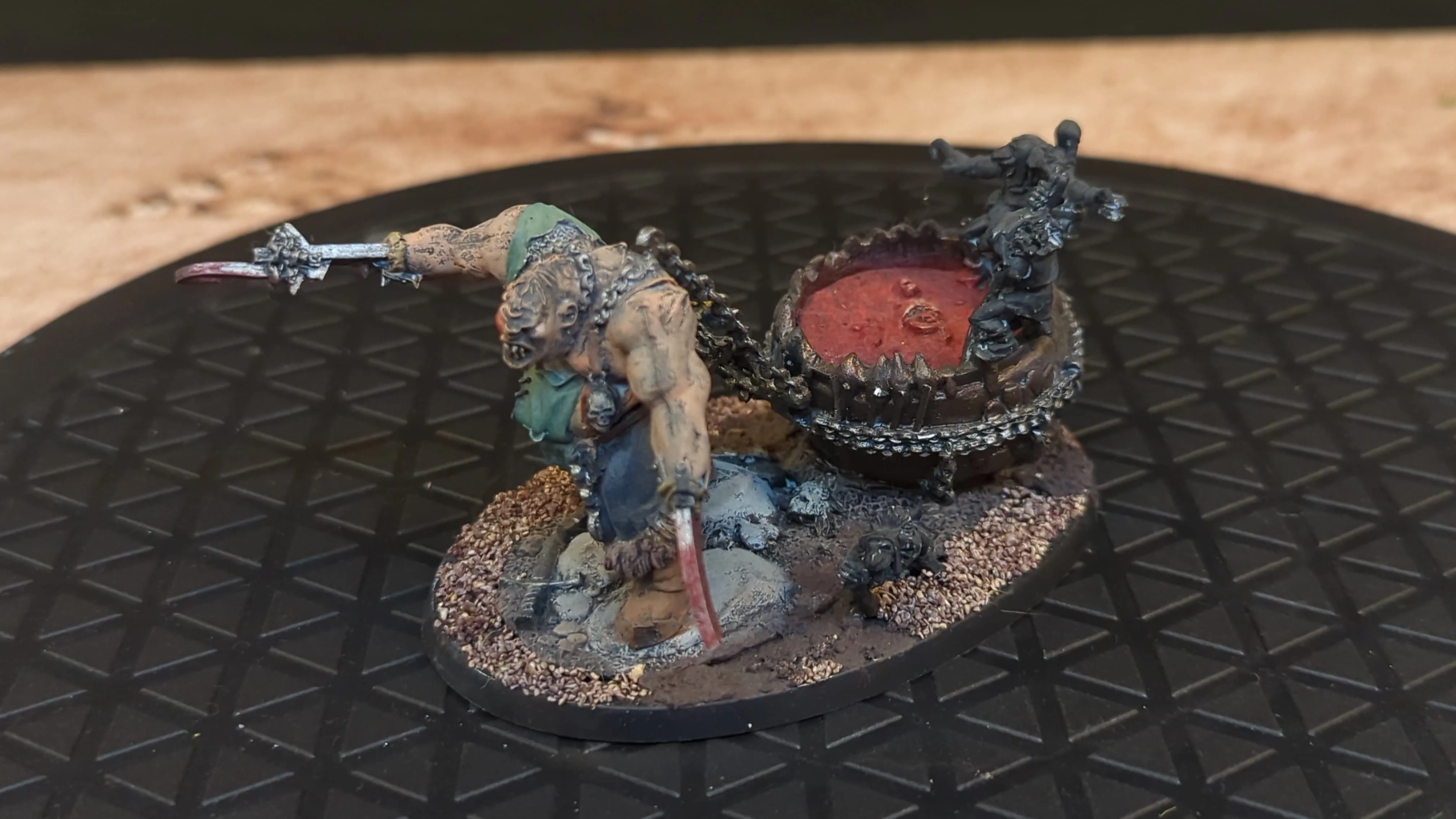 Age of Sigmar Ogor Mawtribes Slaughtermaster x1 Painted
