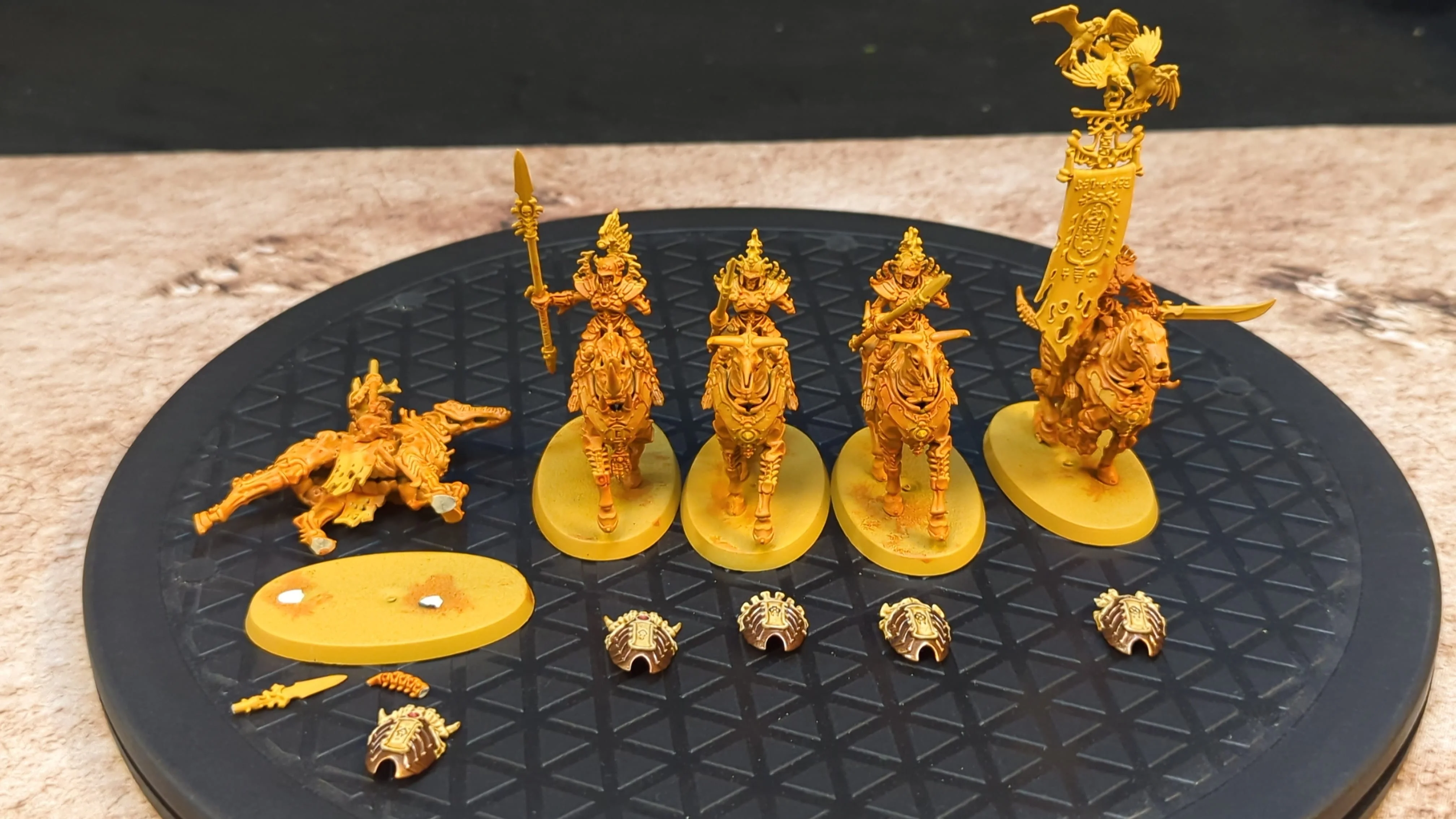 Age of Sigmar Ossiarch Bonereapers Kavalos Deathriders x5