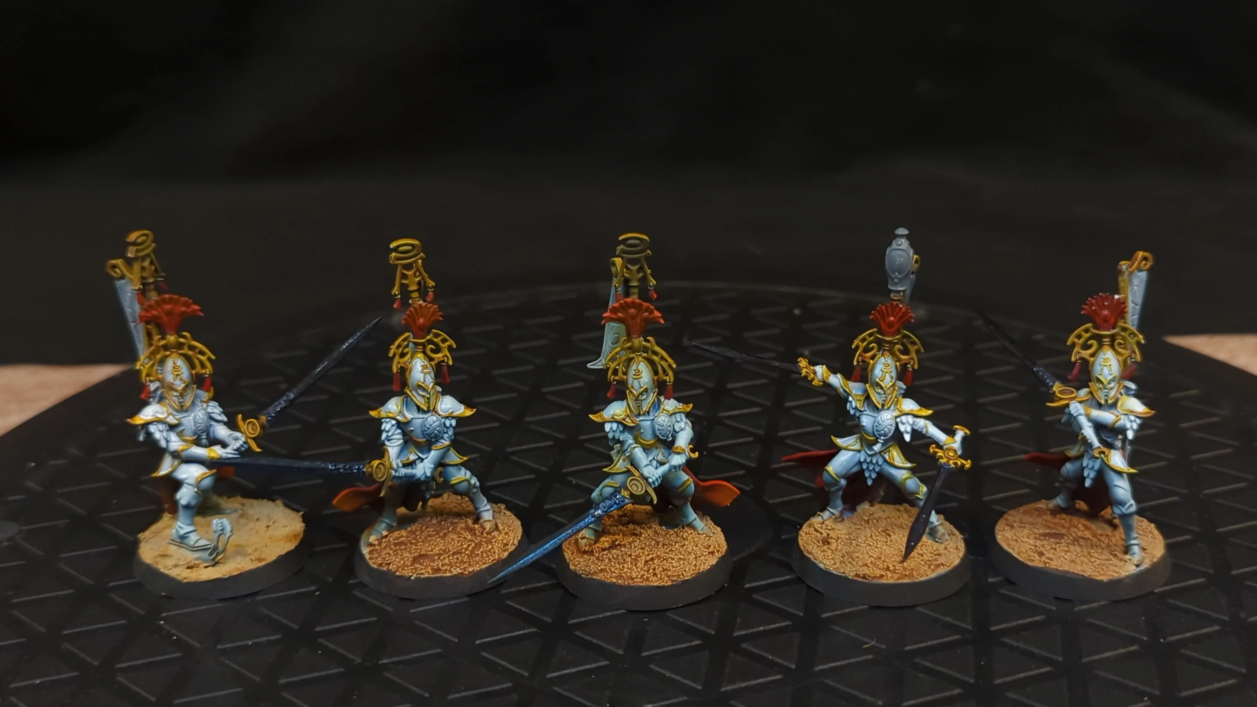 Age of Sigmar Lumineth Realm-Lords Vanari Bladelords x5 Painted