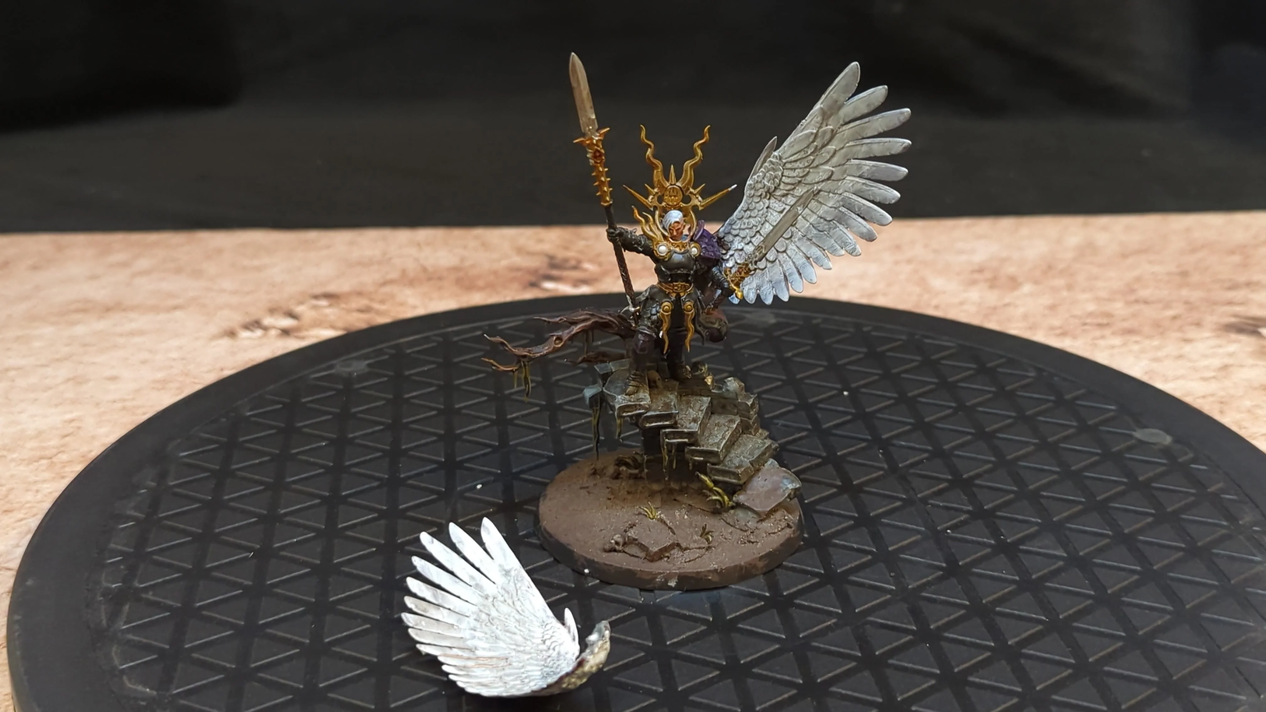 Age of Sigmar Stormcast Eternals Yndrasta, the Celestial Spear x1 OOP Painted