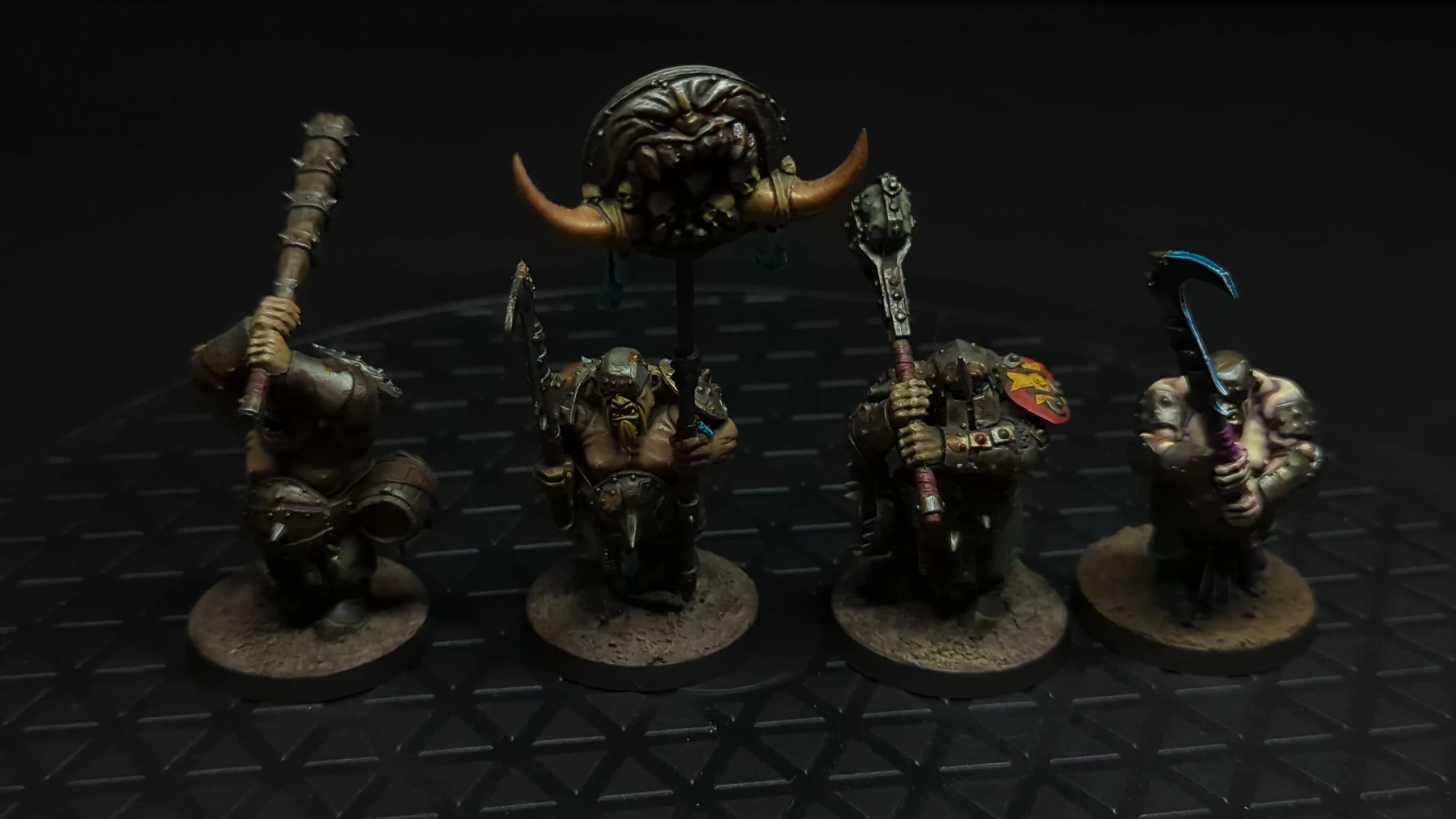 Age of Sigmar Ogor Mawtribes Ironguts x4 Painted