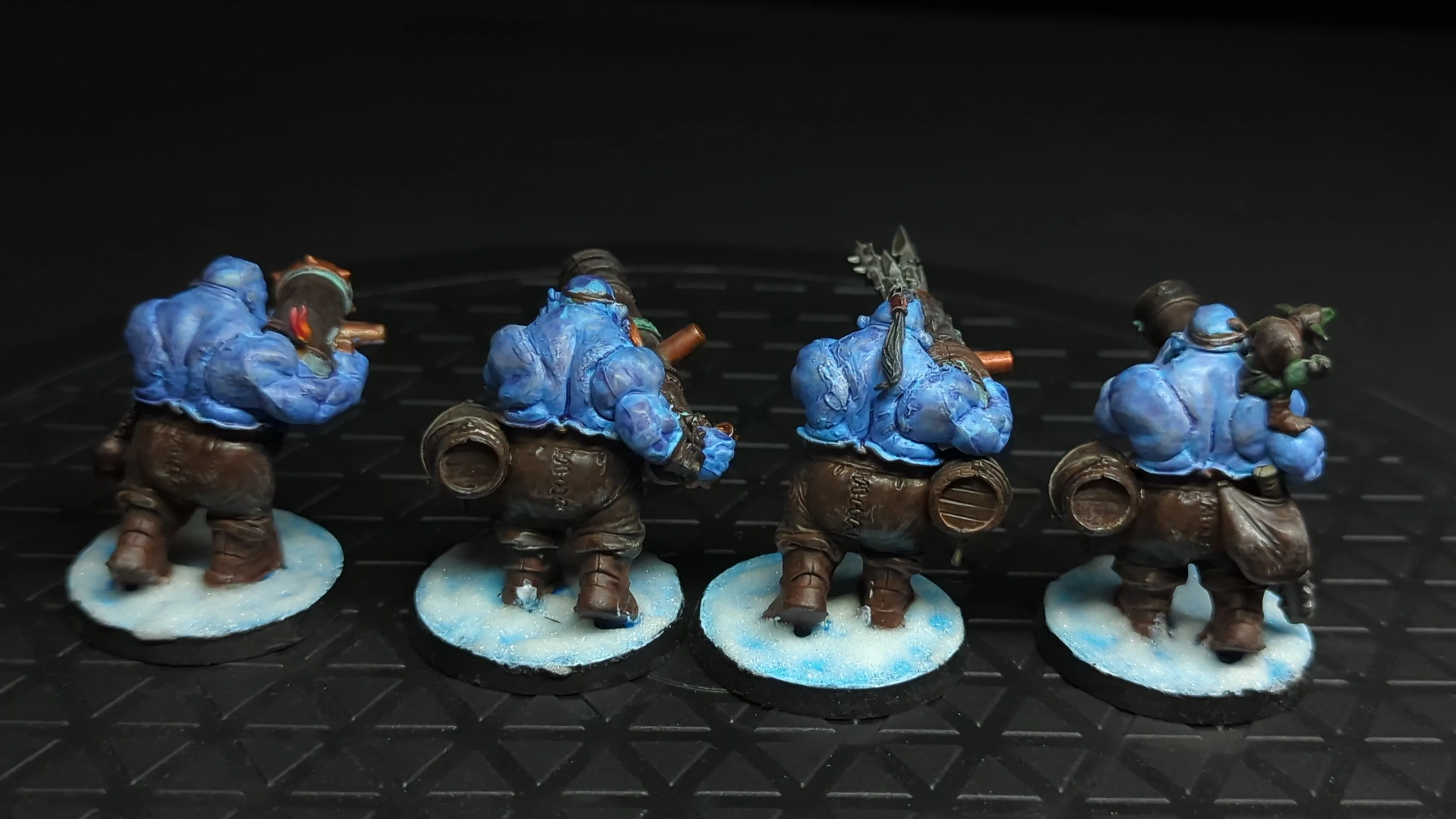 Age of Sigmar Ogor Mawtribes Leadbelchers x4 Painted - Image 2