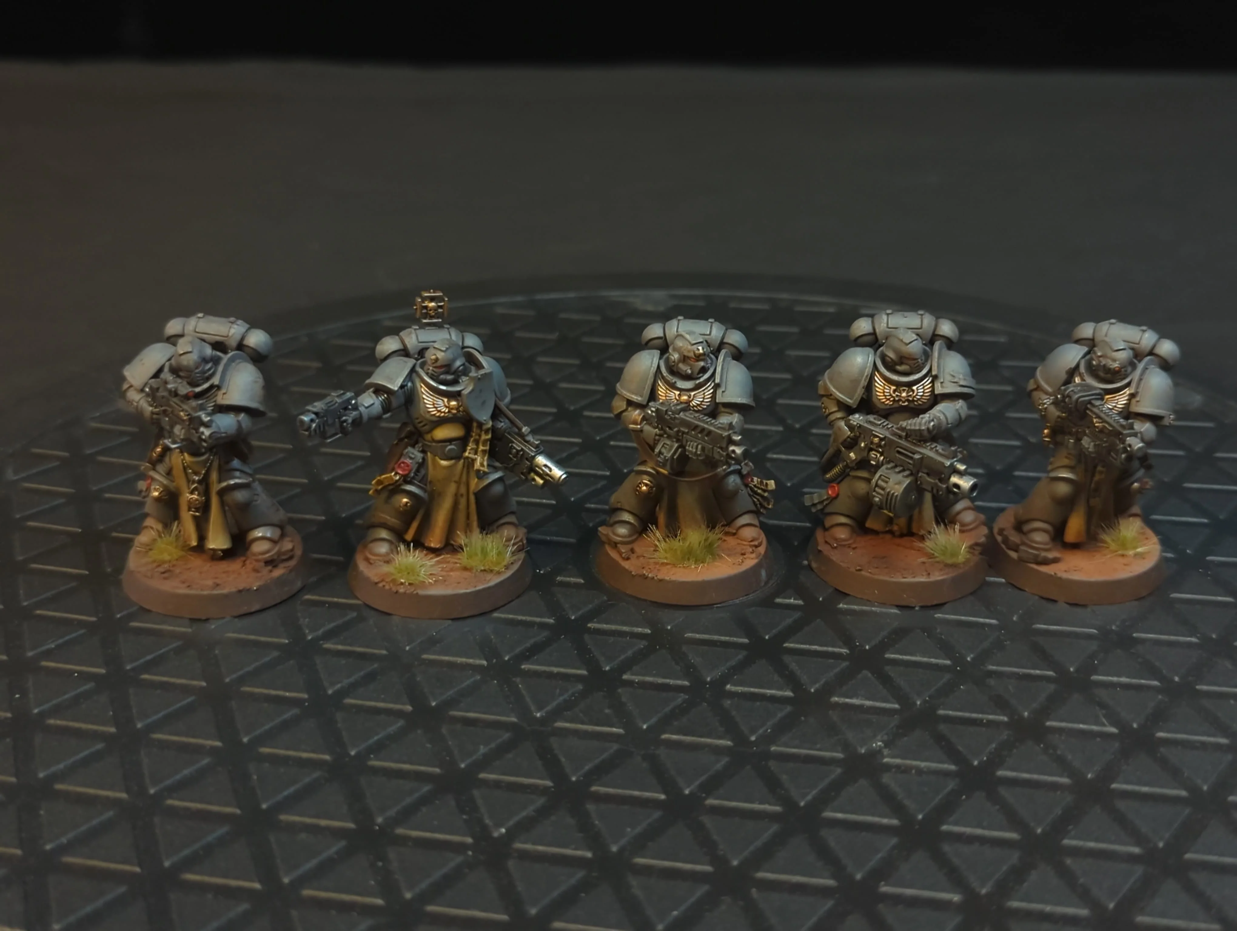 Warhammer 40k Space Marines Sternguard Veteran Squad x5 Painted