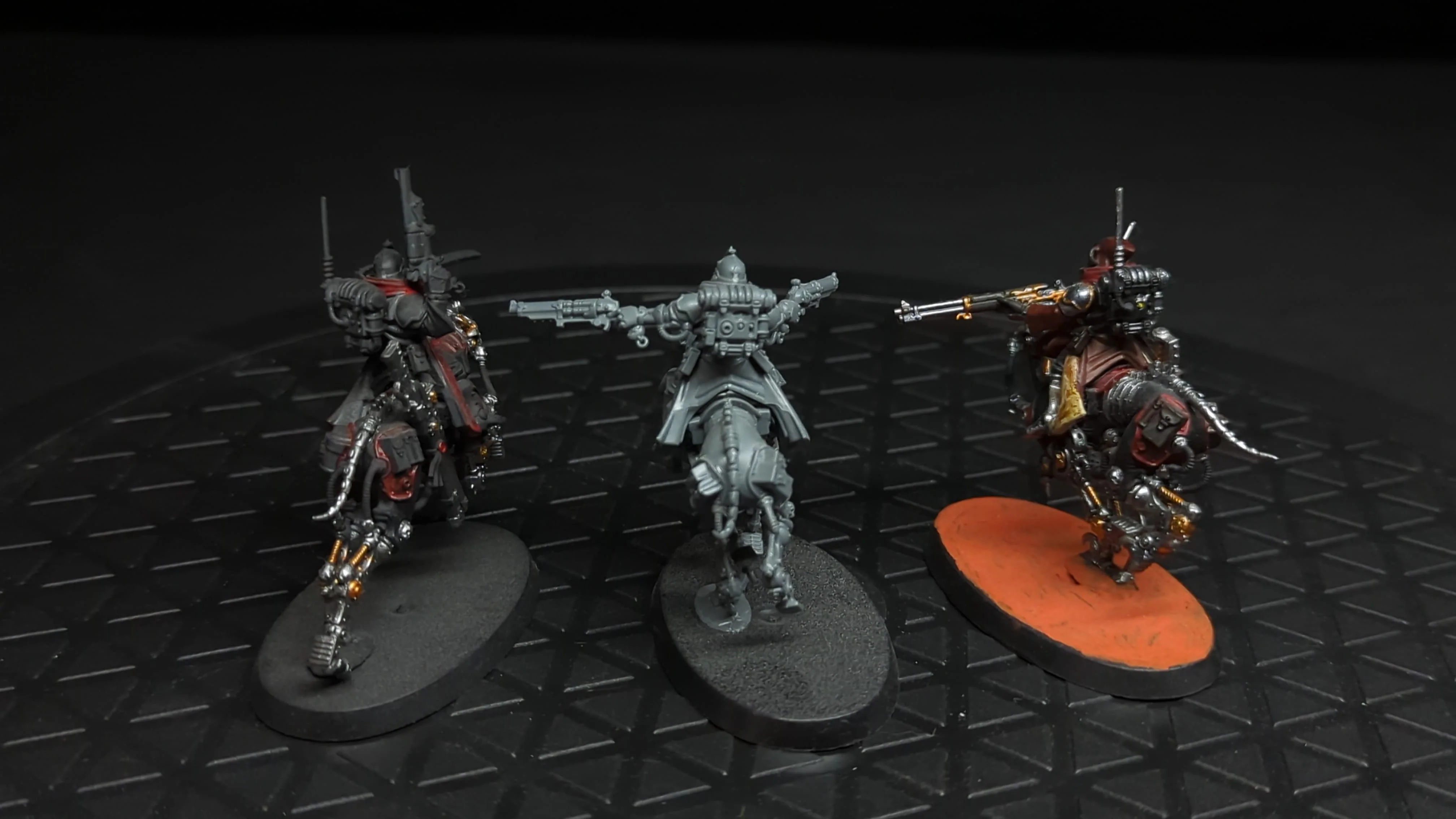 Warhammer 40k Adeptus Mechanicus Raiders x3 Painted