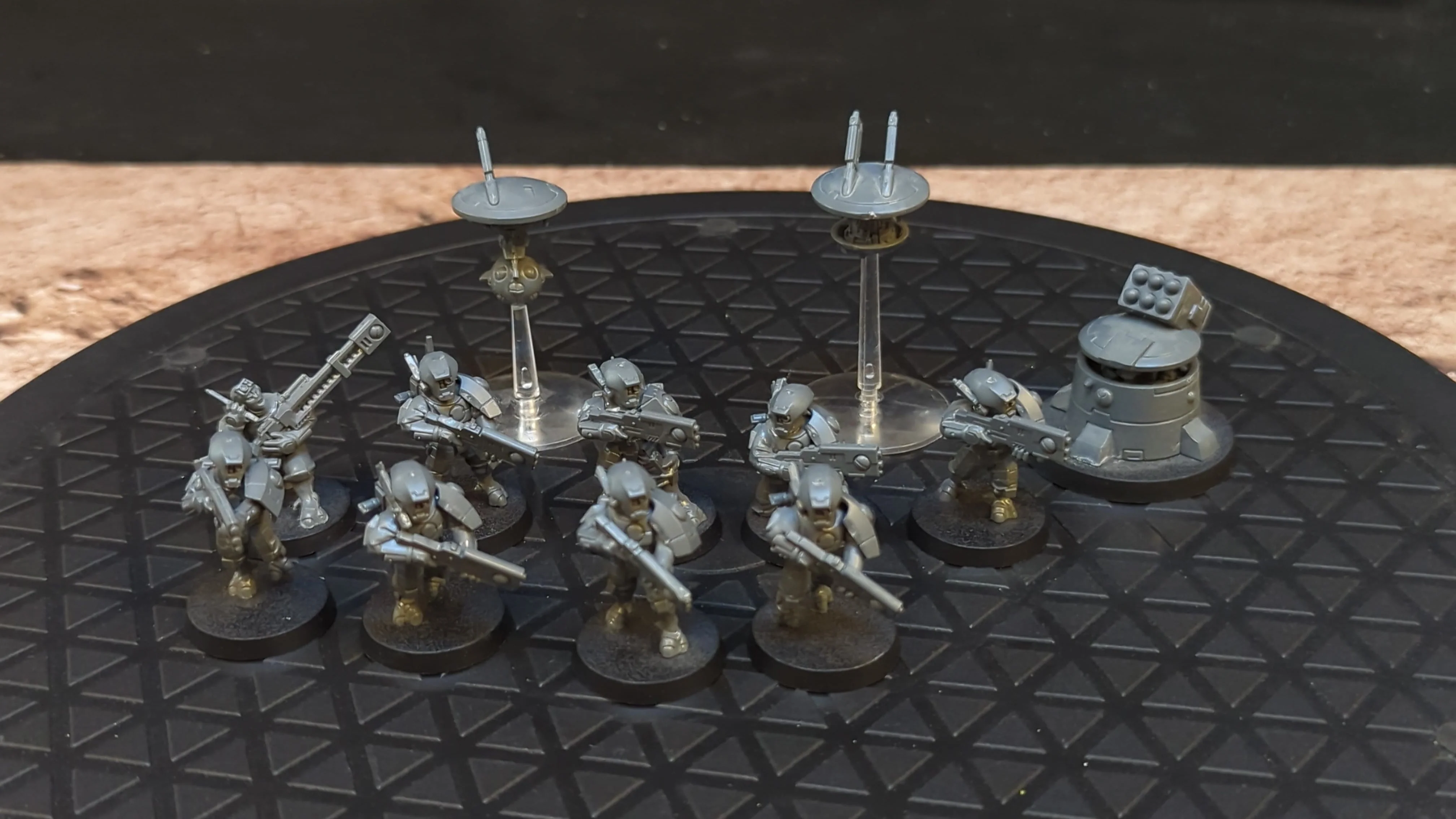 Warhammer 40k T'au Empire Fire Warriors / Breachers x9