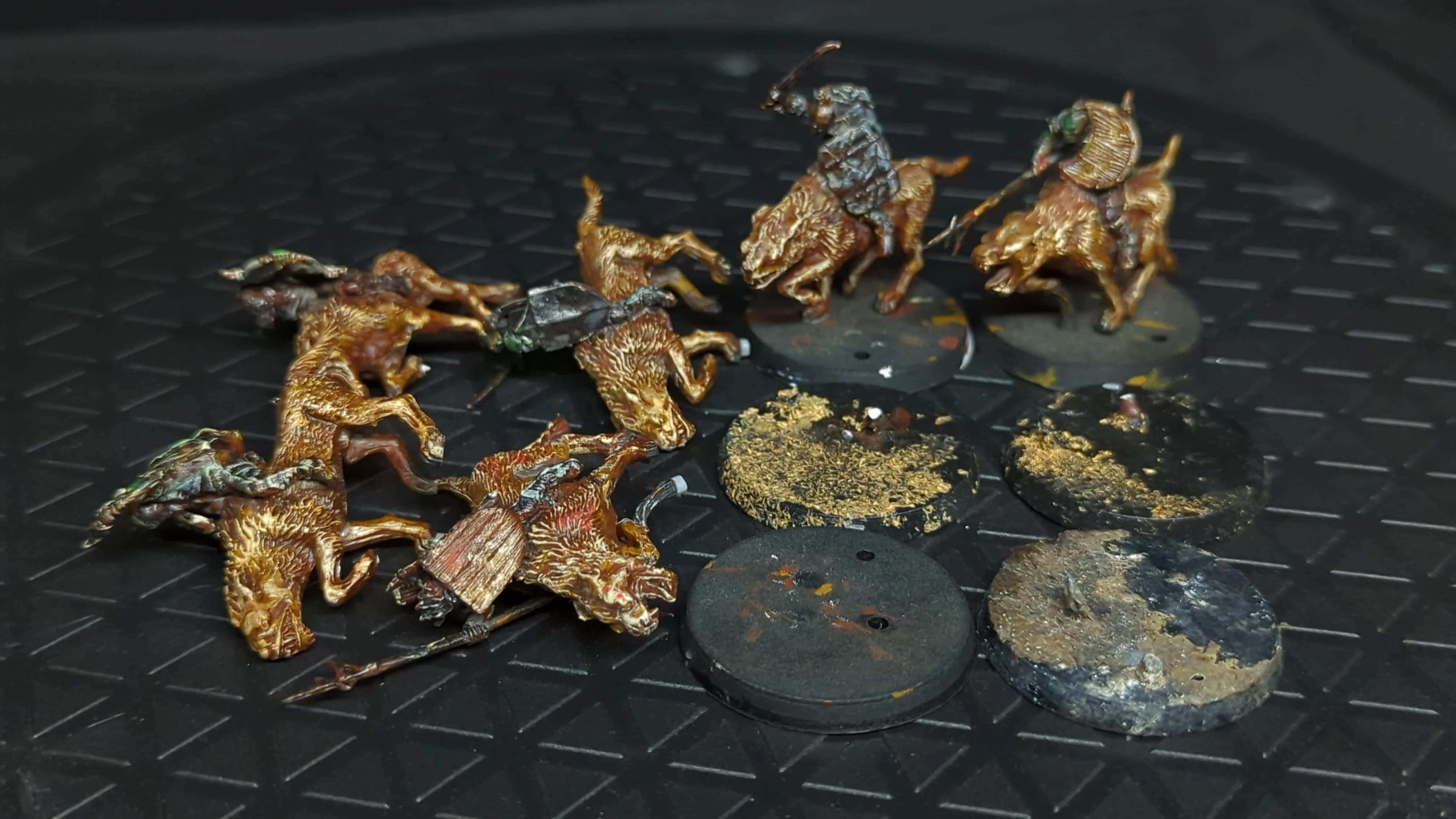 Lord of the Rings Middle-Earth Middle-earth Warg Riders x6