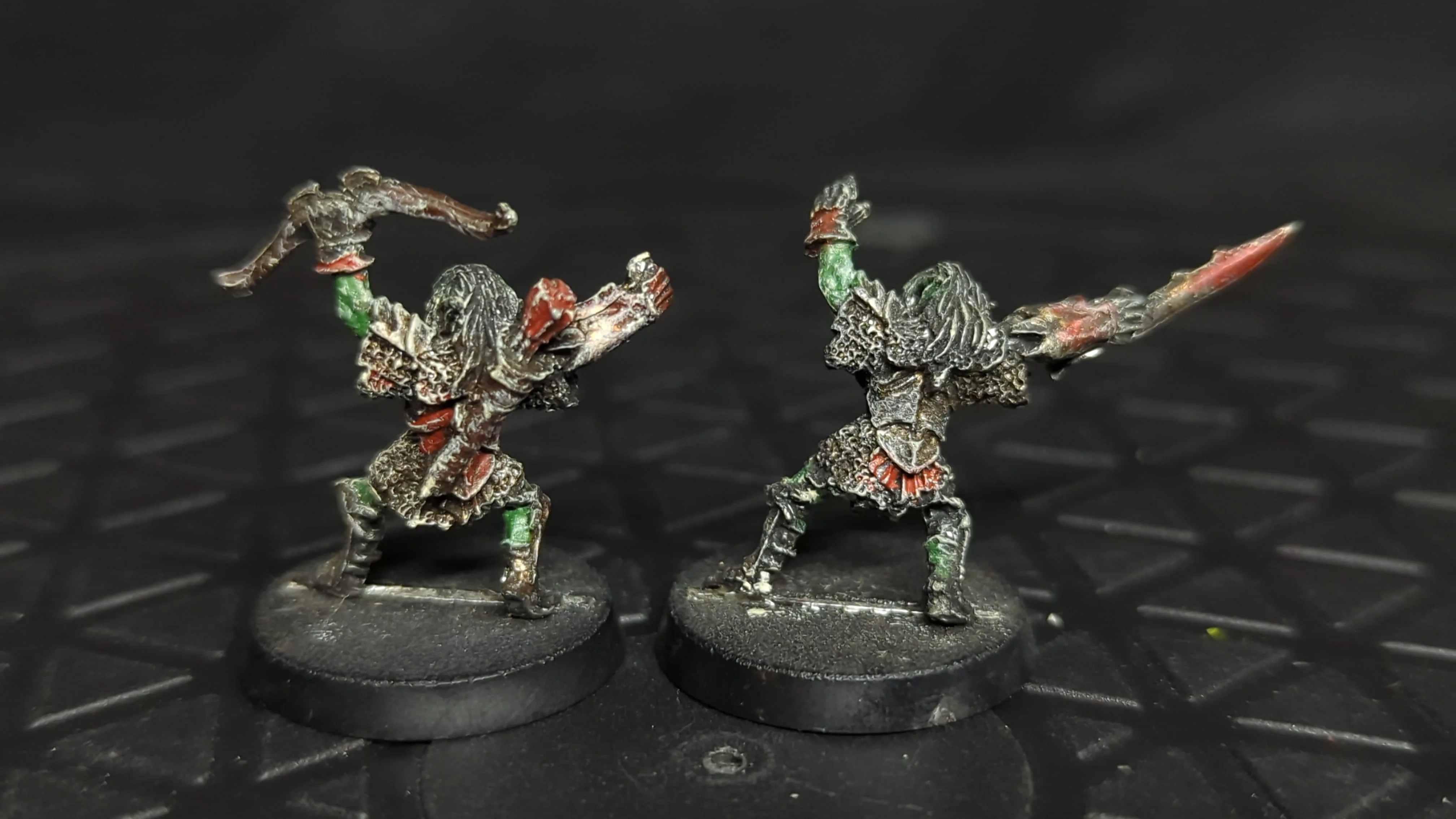 Middle Earth Goblins Captains (OOP) x2 OOP Painted - Image 2
