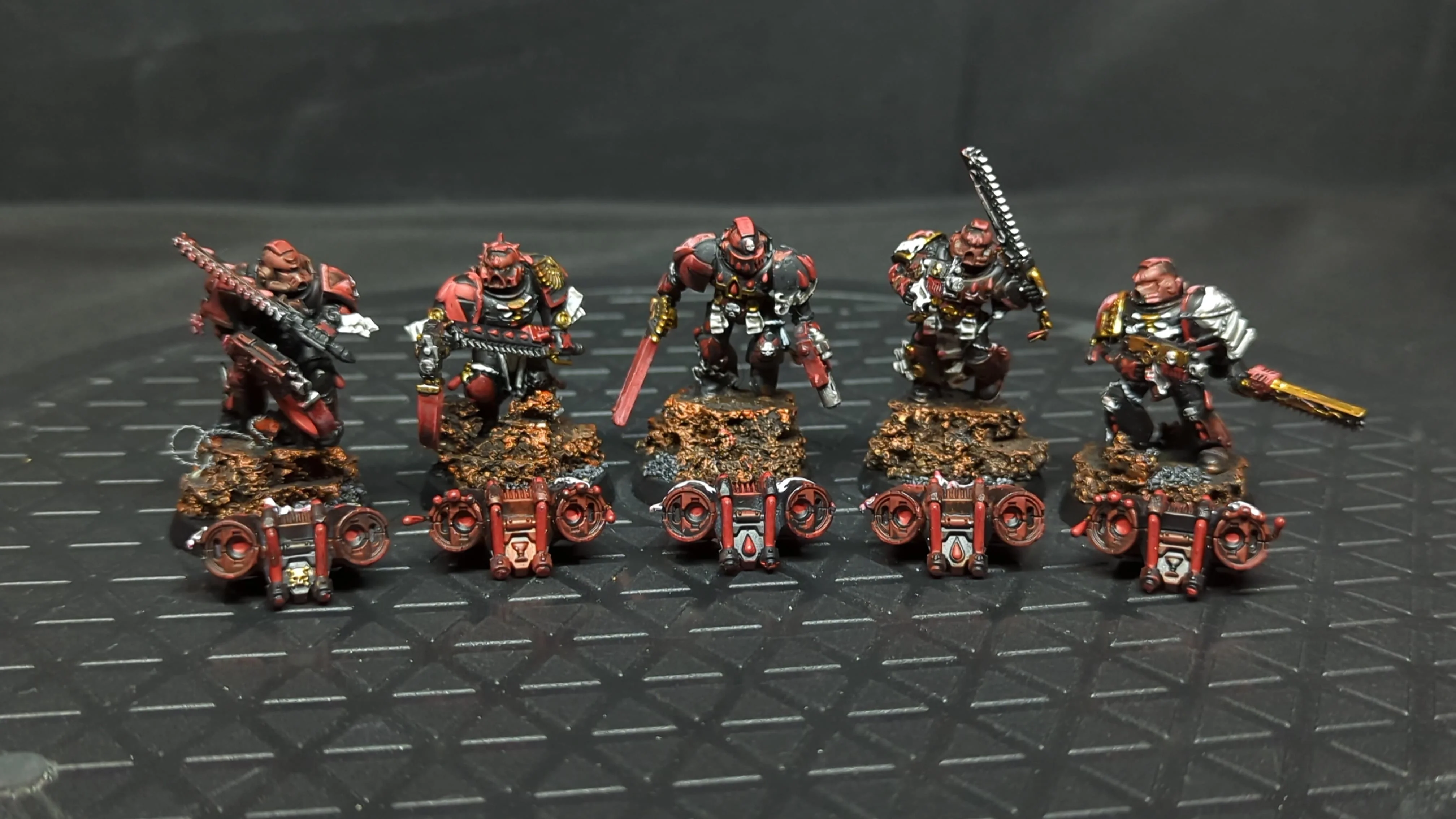 Warhammer 40k Blood Angels Death Company x5 Painted
