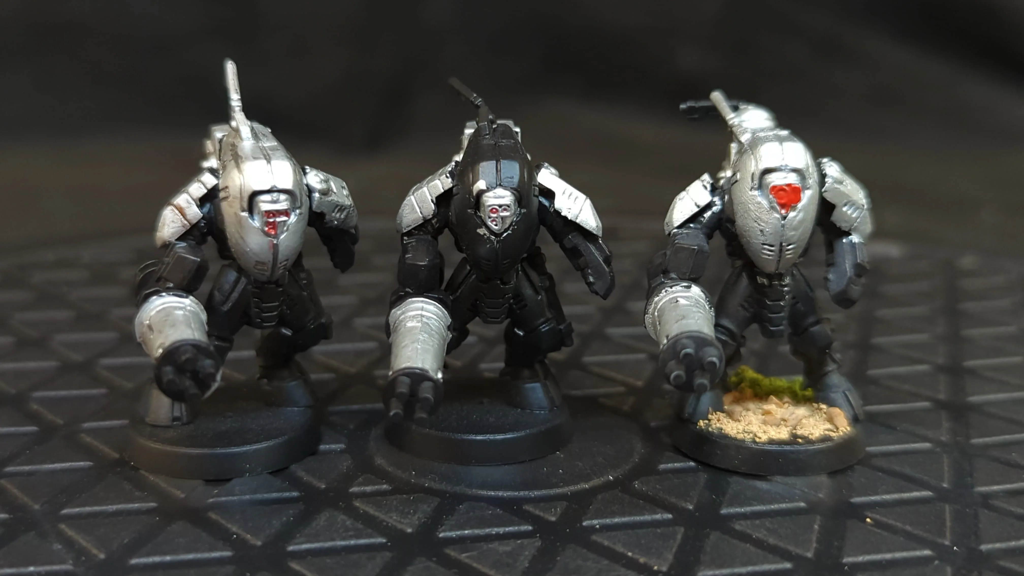 Warhammer 40k T'au Empire XV25 Stealth Battlesuits x3