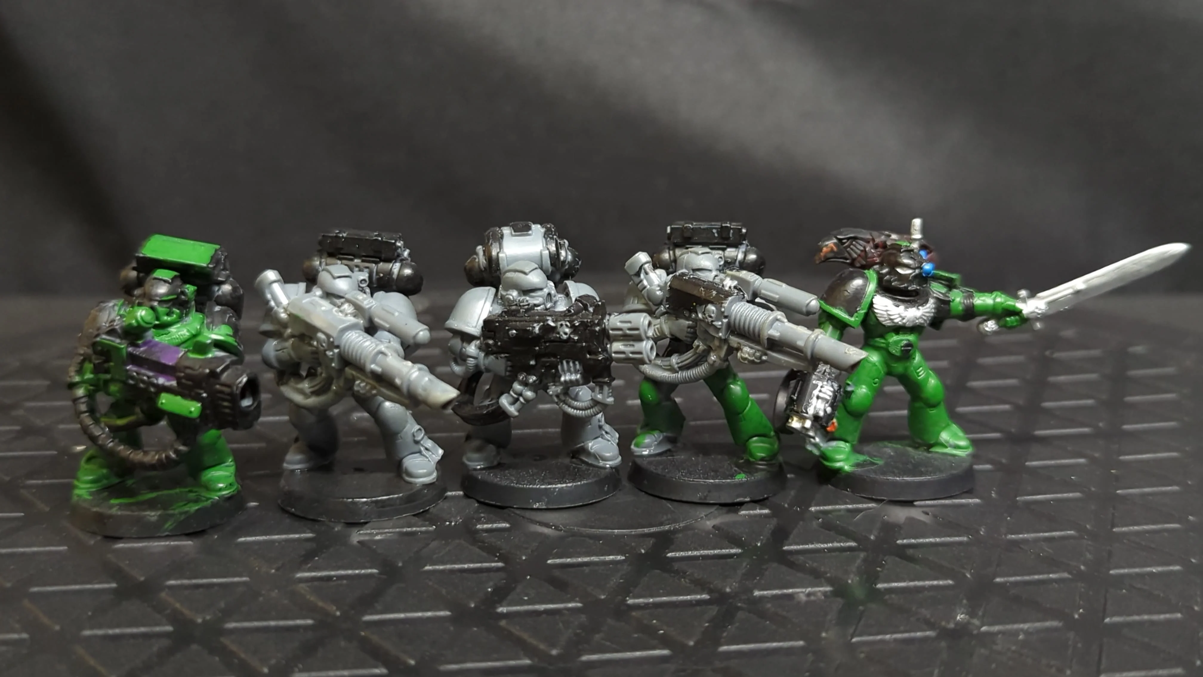 Warhammer 40k Space Marines Devastator Squad x5