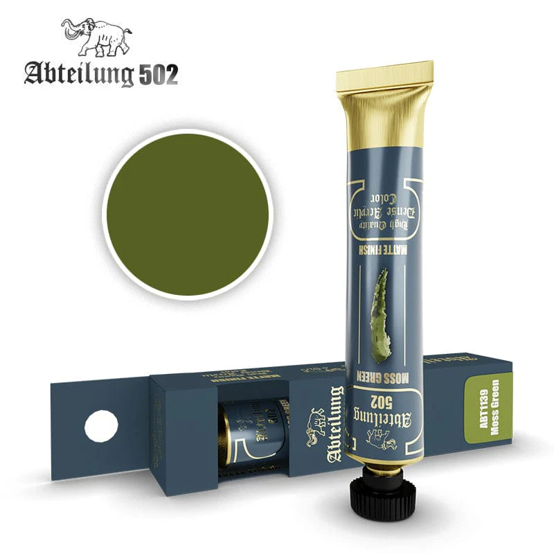 Abteilung 502 High Quality Dense Acrylics -  Moss Green