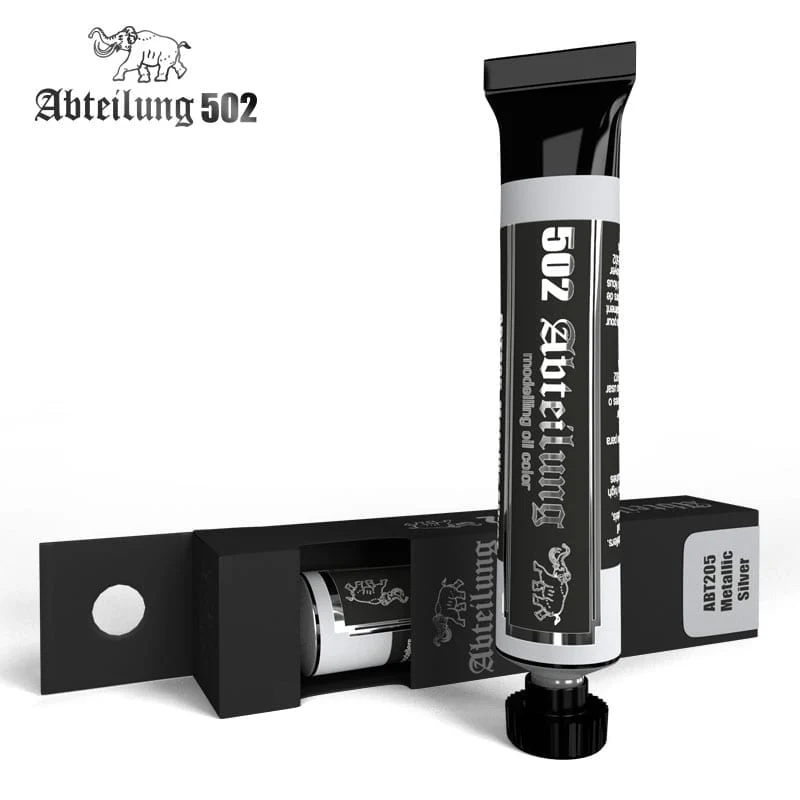 Abteilung 502 High Quality Oil paint - Metallic Silver