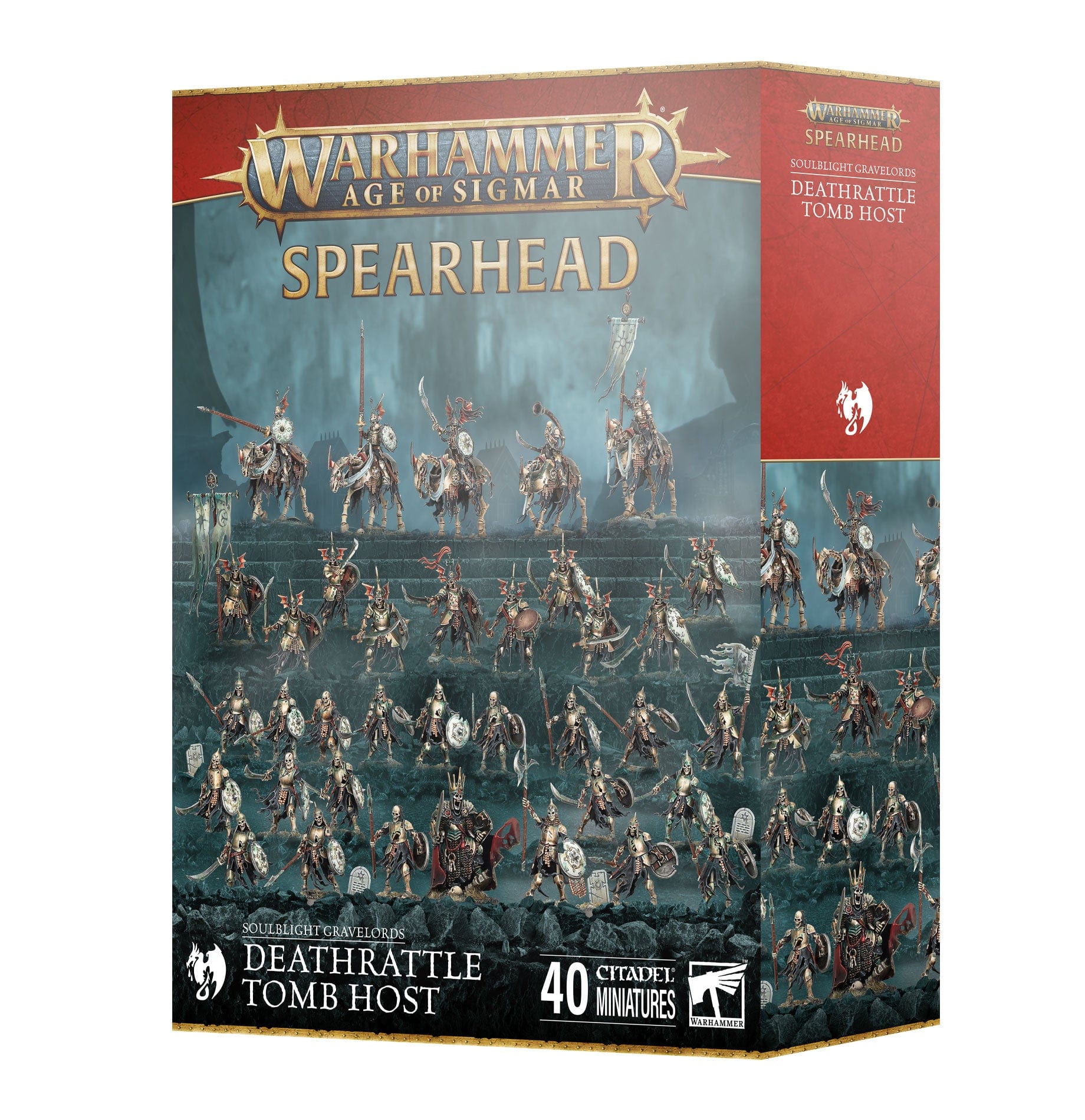 Age of Sigmar Spearhead Soulblight Gravelords Deathrattle Tomb Host