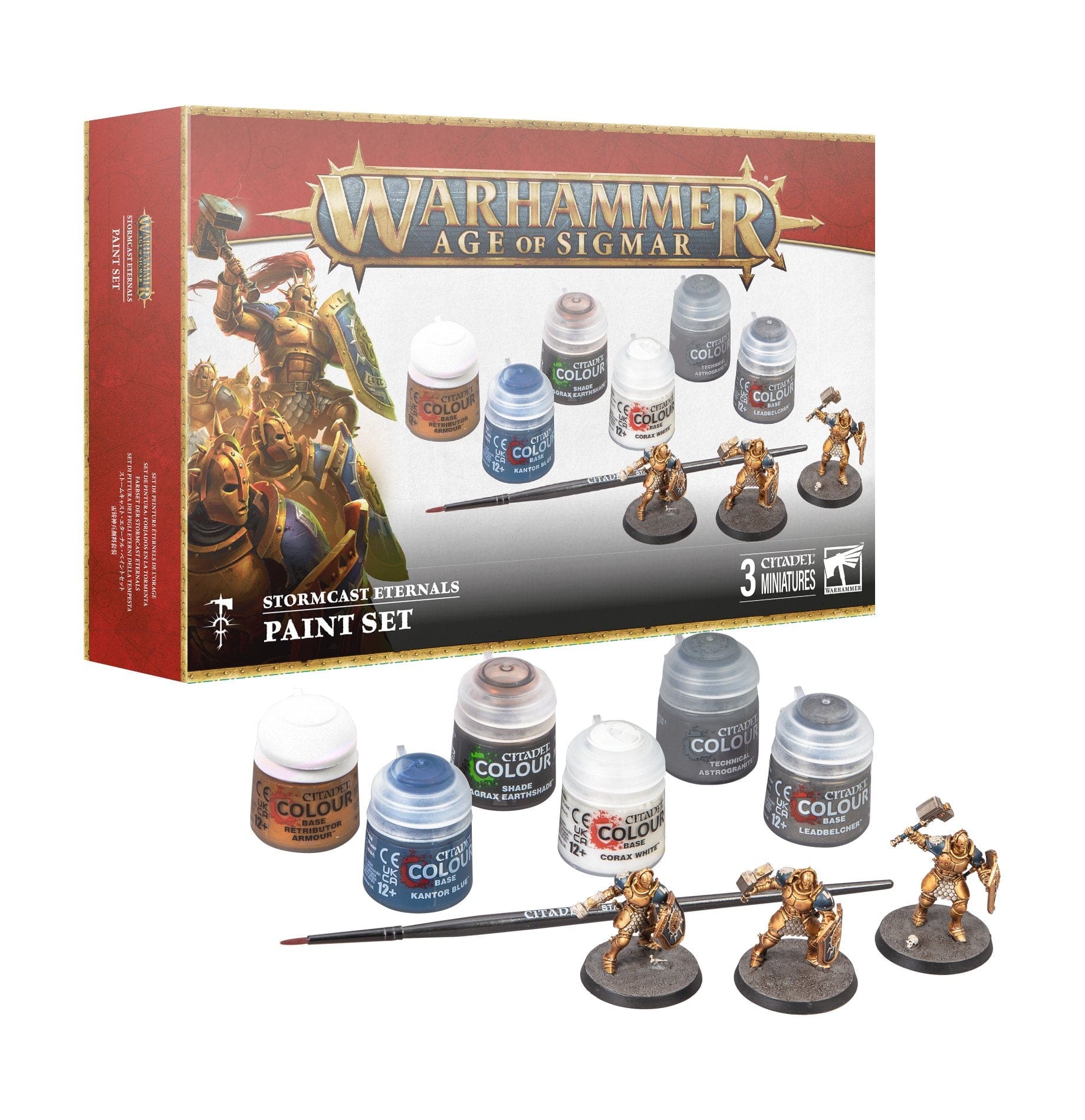 Age of Sigmar Stormcast Eternals + Paints set