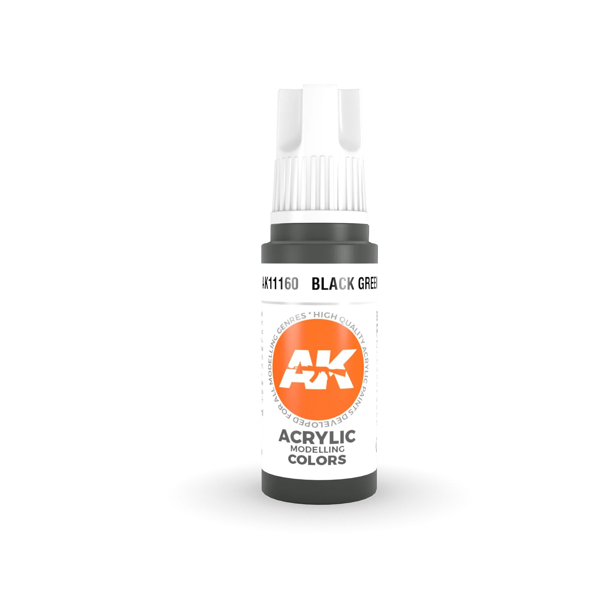AK Interactive 3rd Gen Acrylics 17ml - Black Green