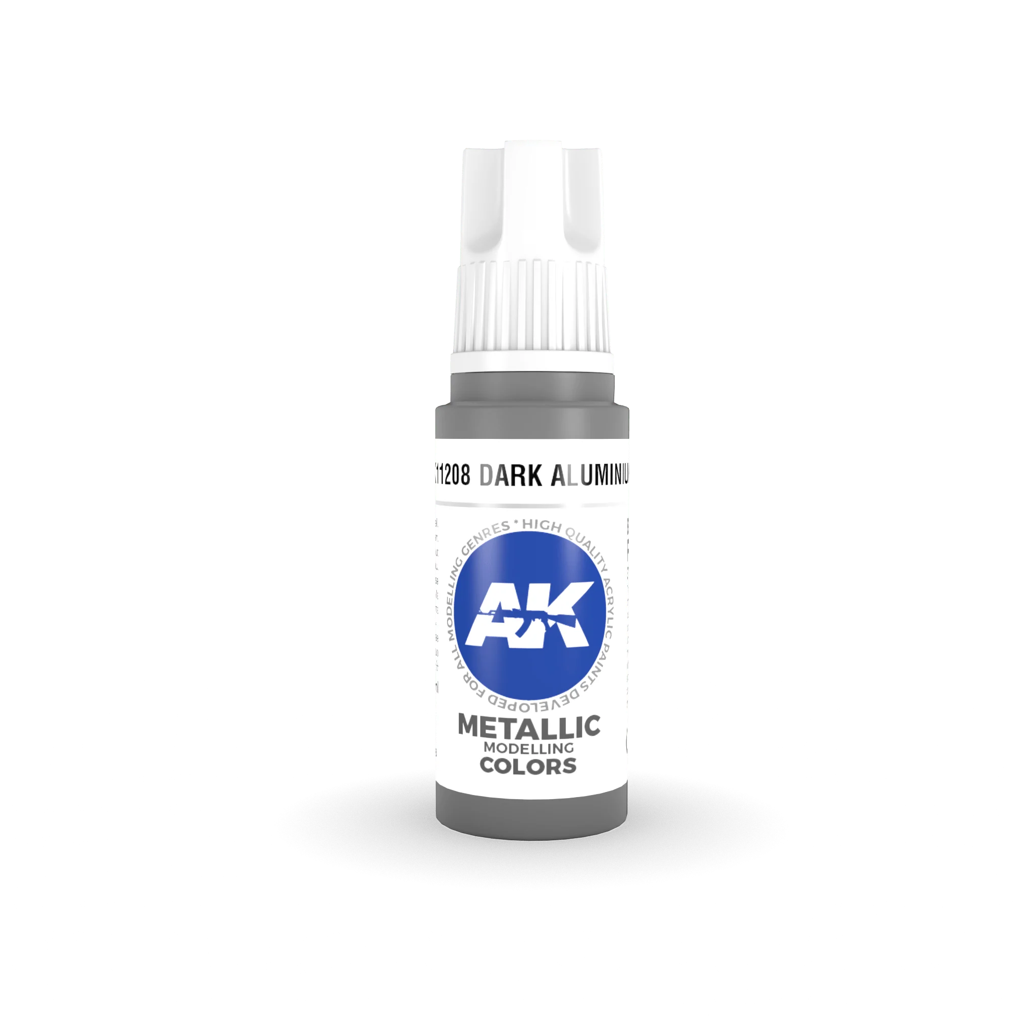 AK Interactive 3rd Gen Acrylics 17ml - Dark Aluminium