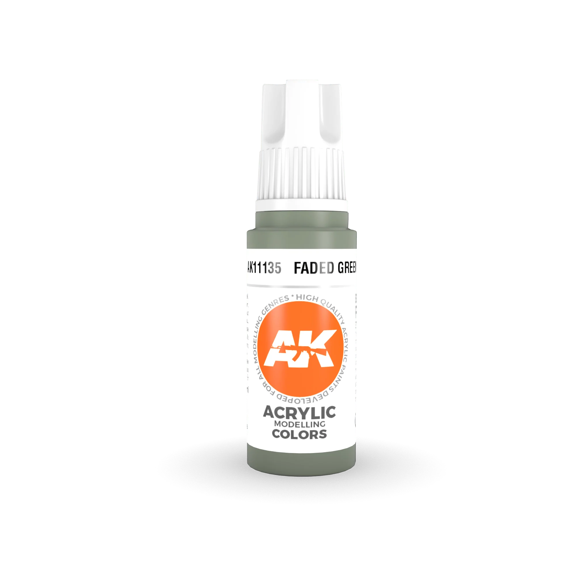 AK Interactive 3rd Gen Acrylics 17ml - Faded Green