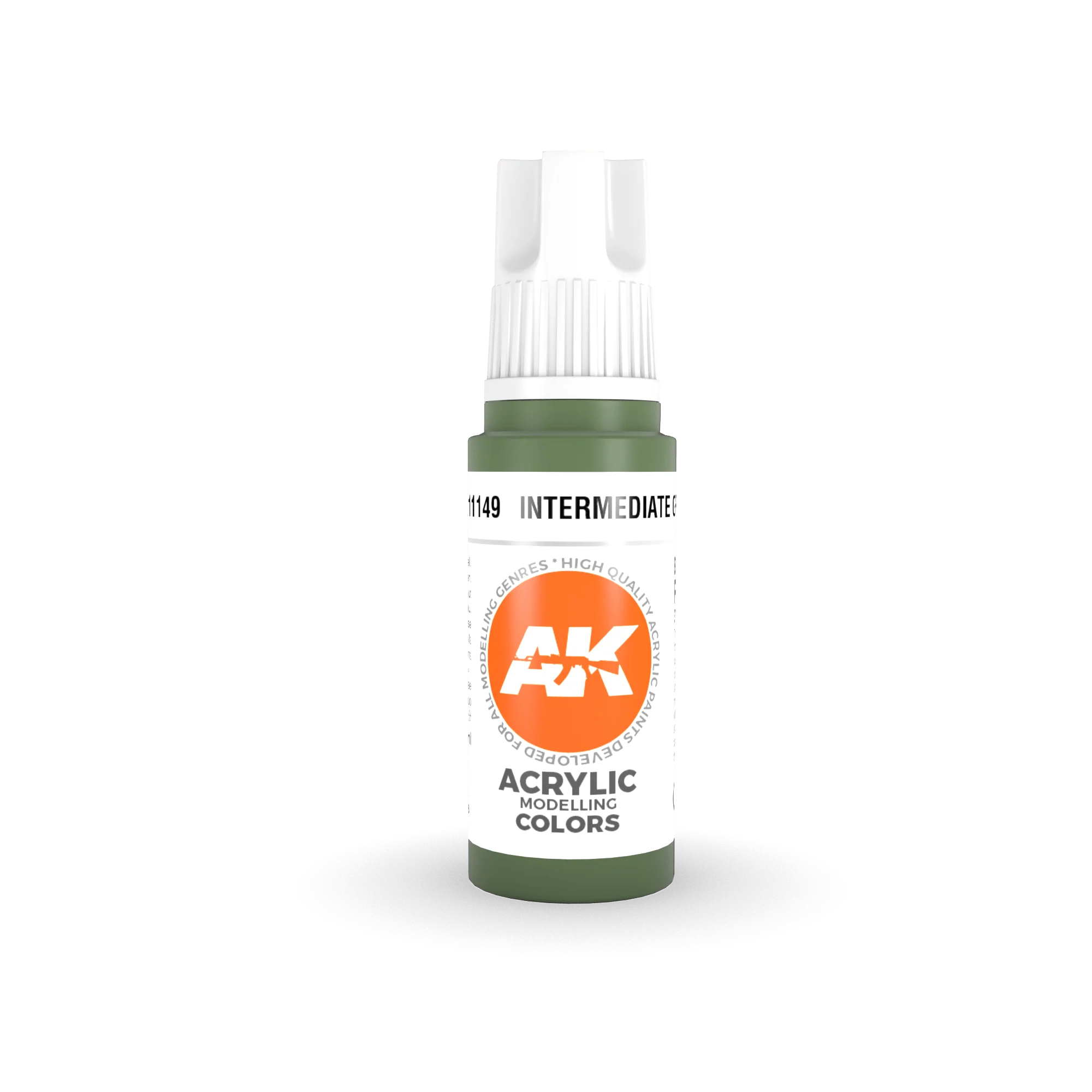 AK Interactive 3rd Gen Acrylics 17ml - Intermediate Green