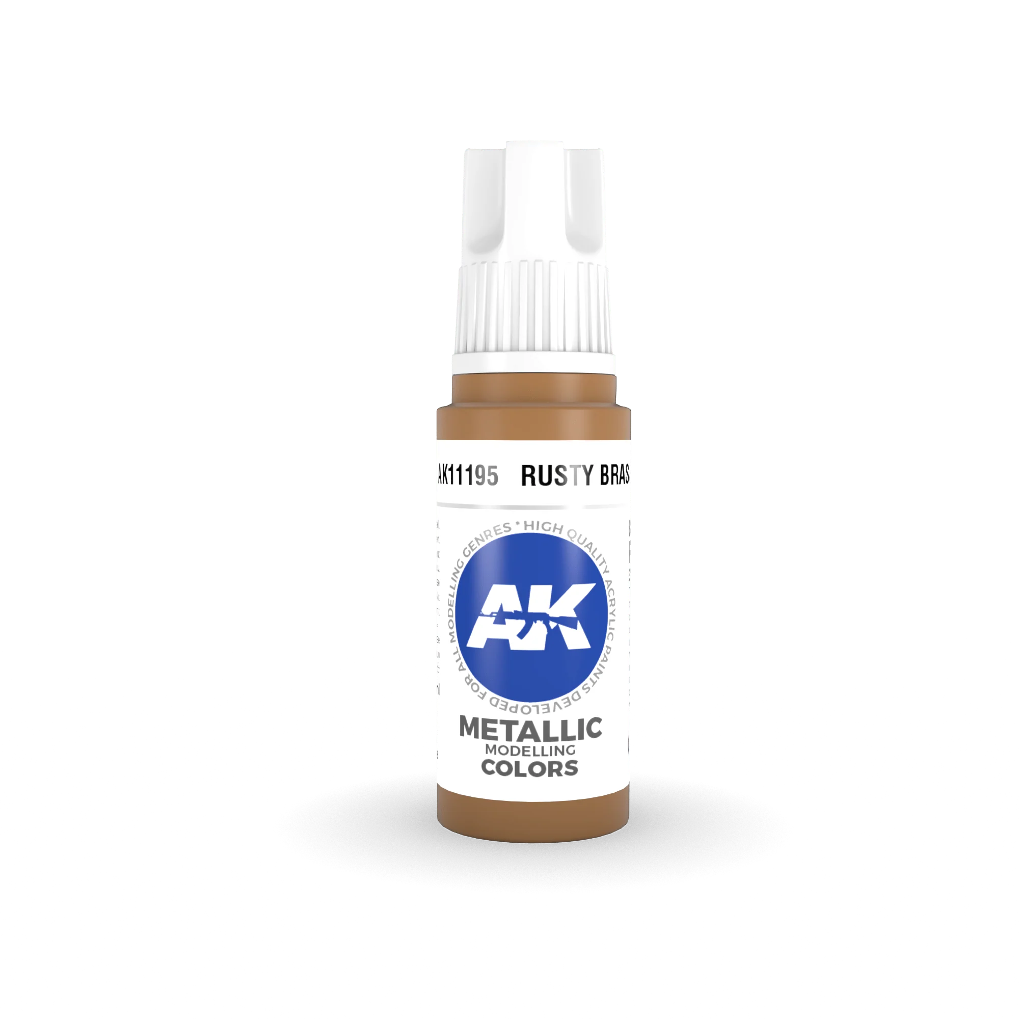 AK Interactive 3rd Gen Acrylics 17ml - Rusty Brass