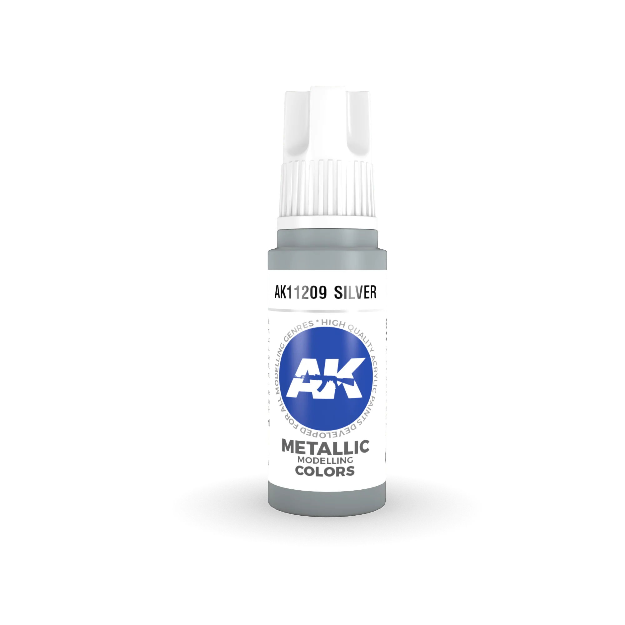 AK Interactive 3rd Gen Acrylics 17ml - Silver
