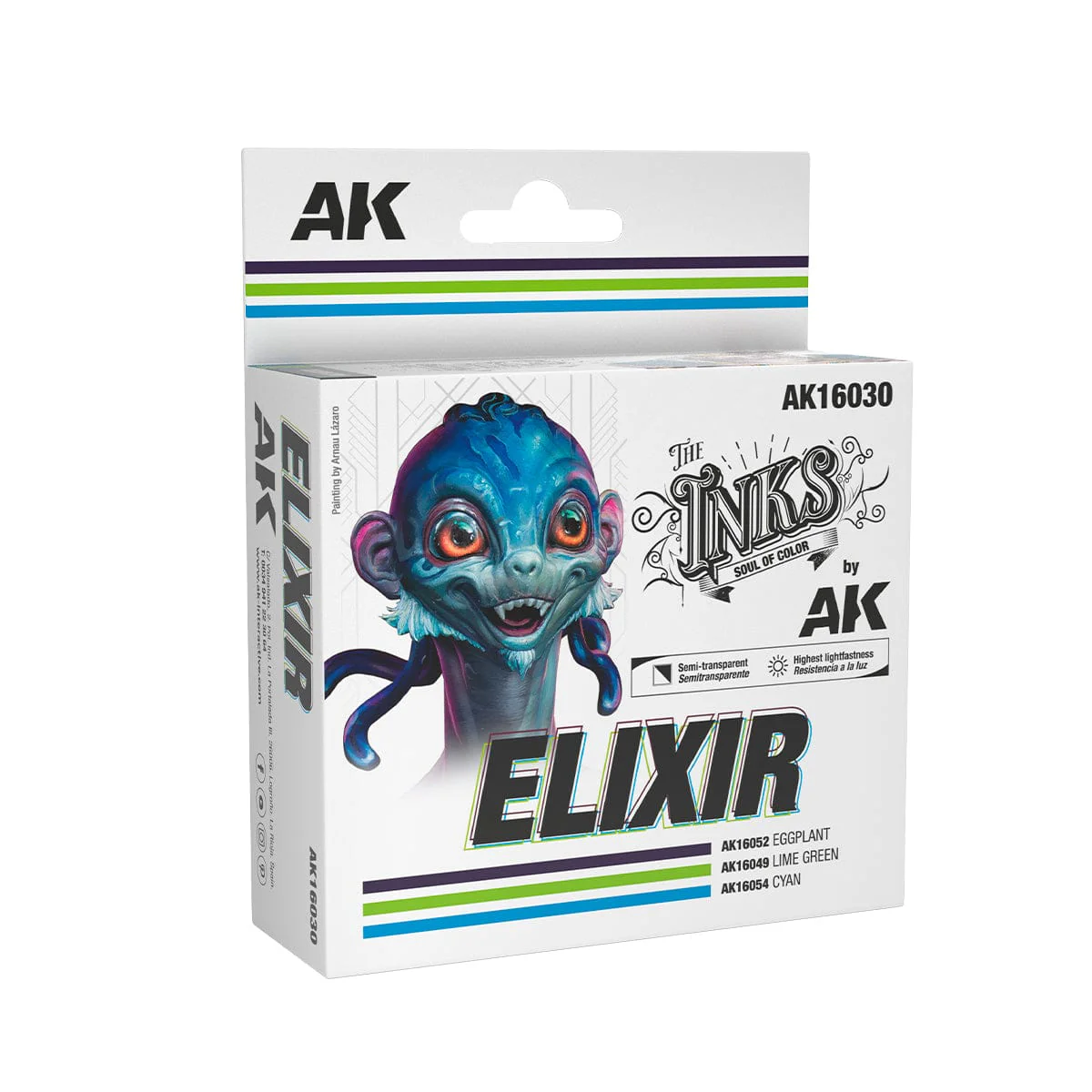 AK Interactive Acrylic Inks 30ml - Elixir Set