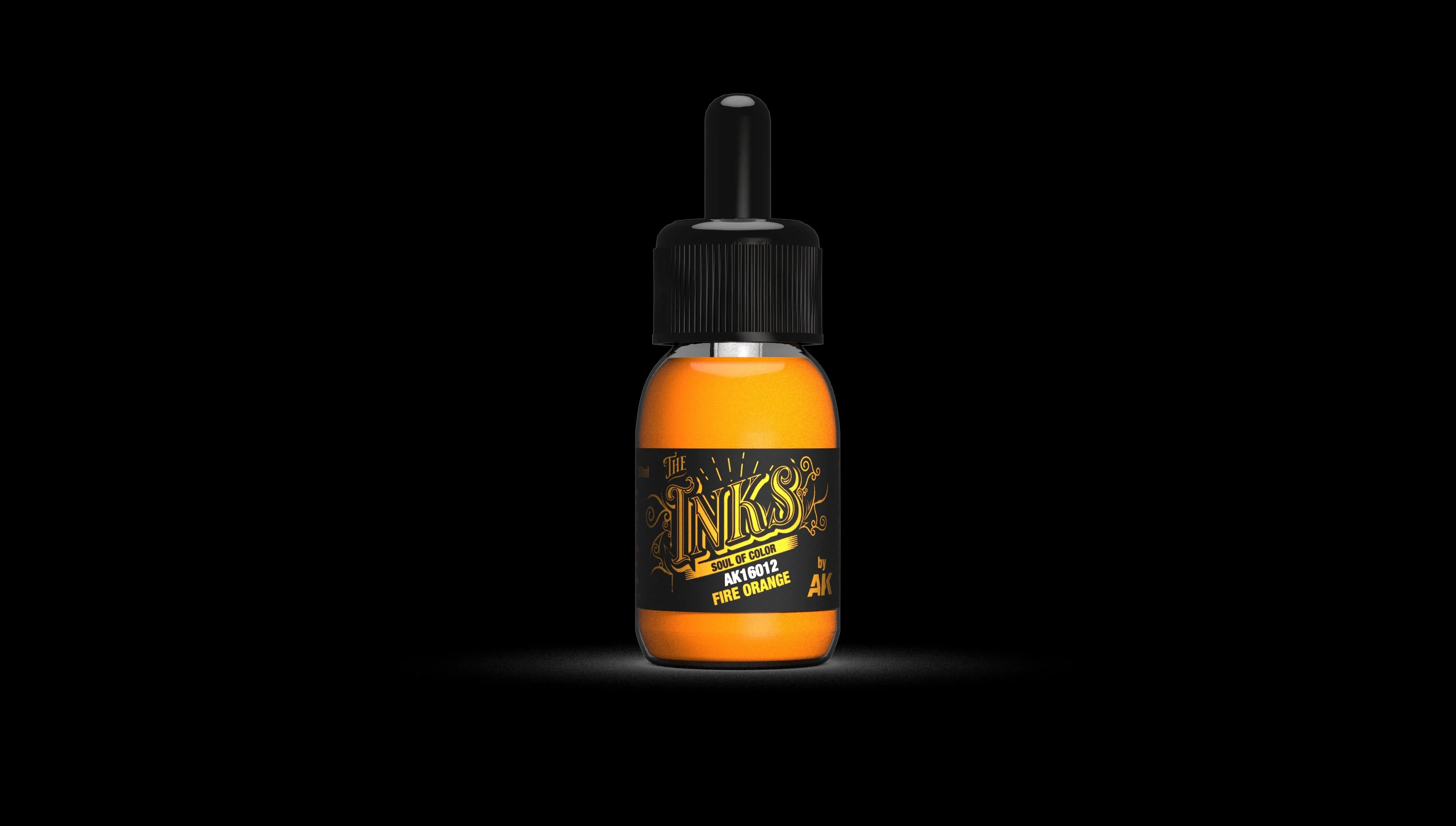 AK Interactive Acrylic Inks 30ml - Fire Orange