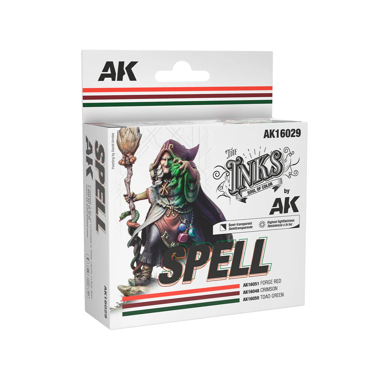 AK Interactive Acrylic Inks 30ml - Spells Set