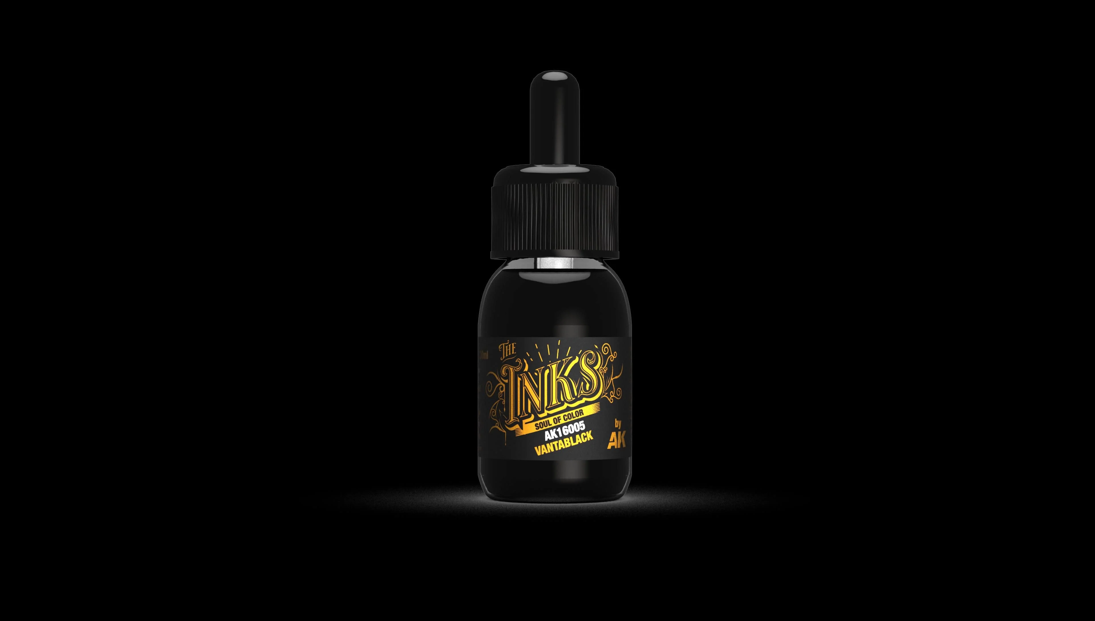 AK Interactive Acrylic Inks 30ml - Vantablack