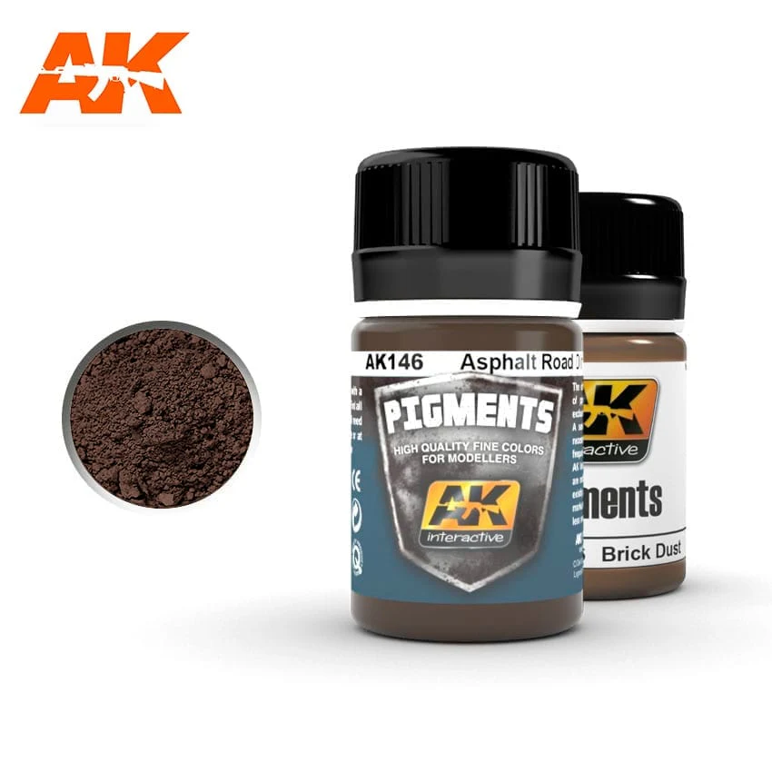 AK Interactive Asphalt Road Dirt Pigments 35ml