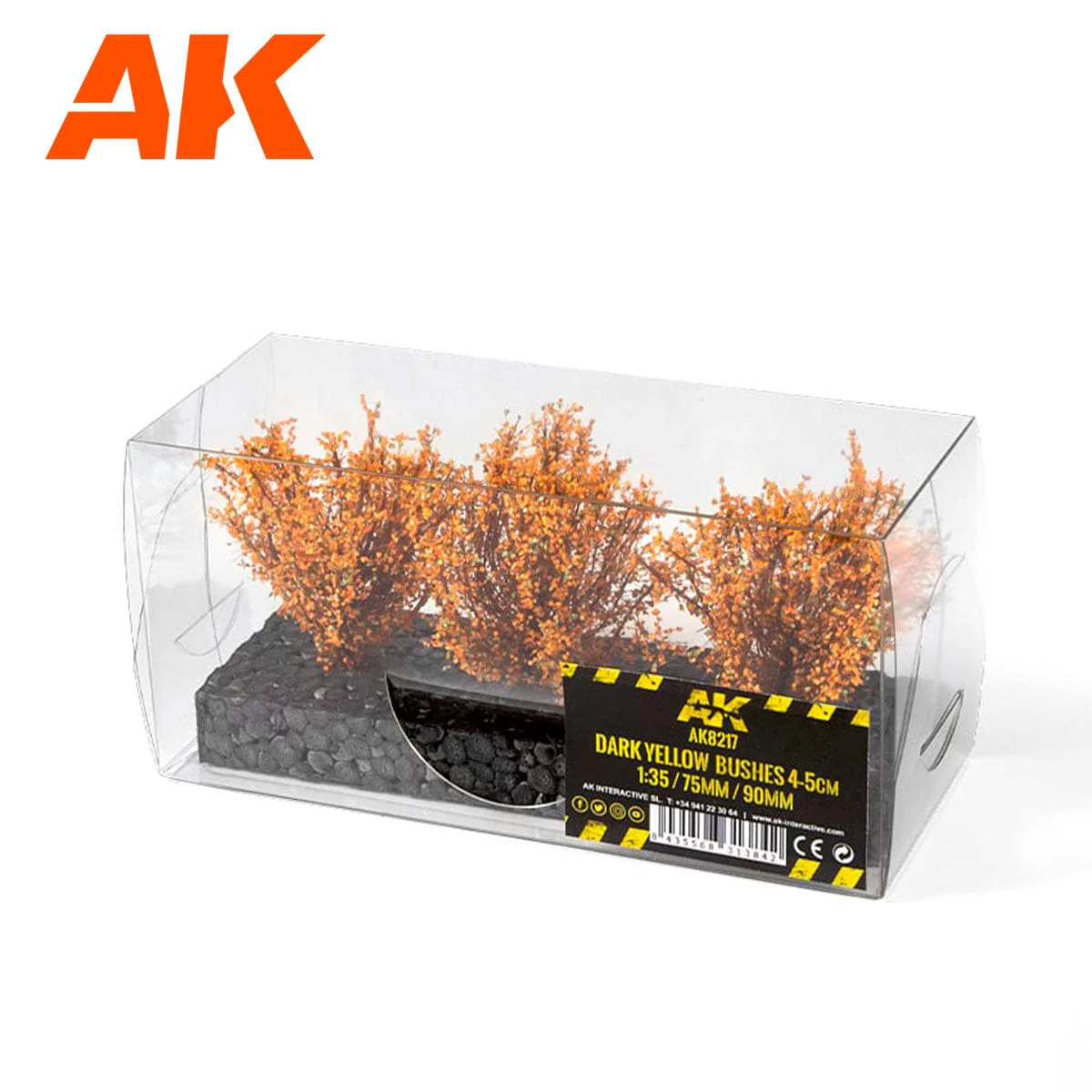 AK Interactive Autumn Orange Dark Yellow Trees / Bushes 4-5 cm